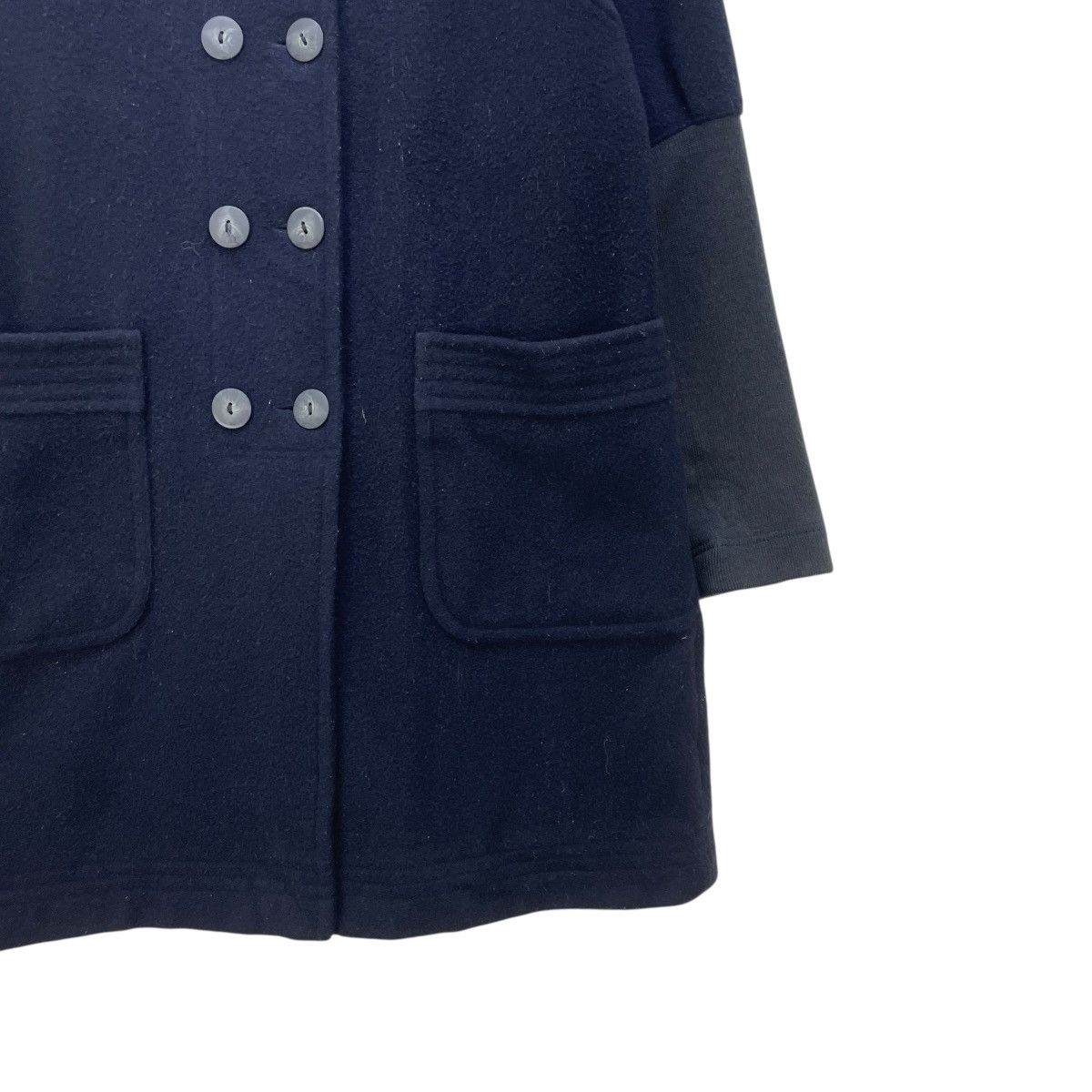 Japanese Brand 🔥 Nadell Double Side Button Stand Up Collar Wool Jacket Size M / US 6-8 / IT 42-44 - 5 Thumbnail