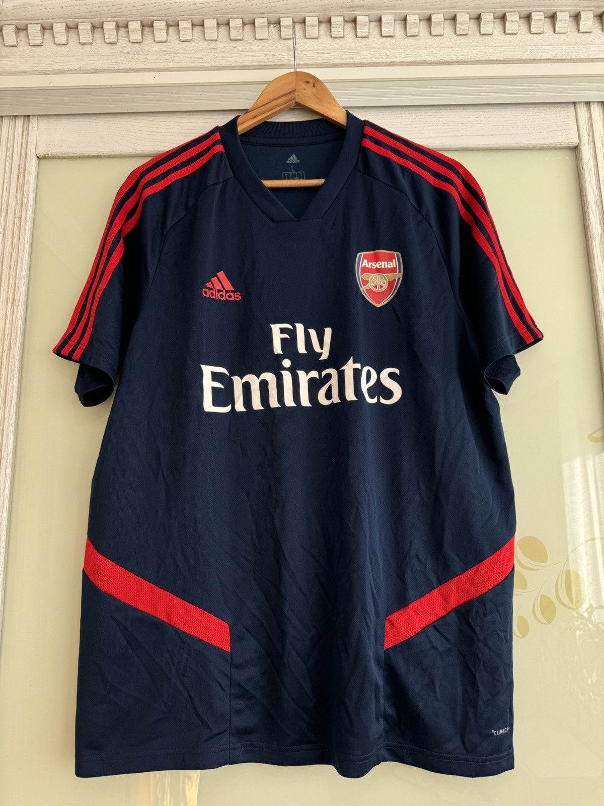 Adidas Arsenal 2019-2020 Soccer Jersey Football Kit Shirt Size US L / EU 52-54 / 3 - 2 Thumbnail