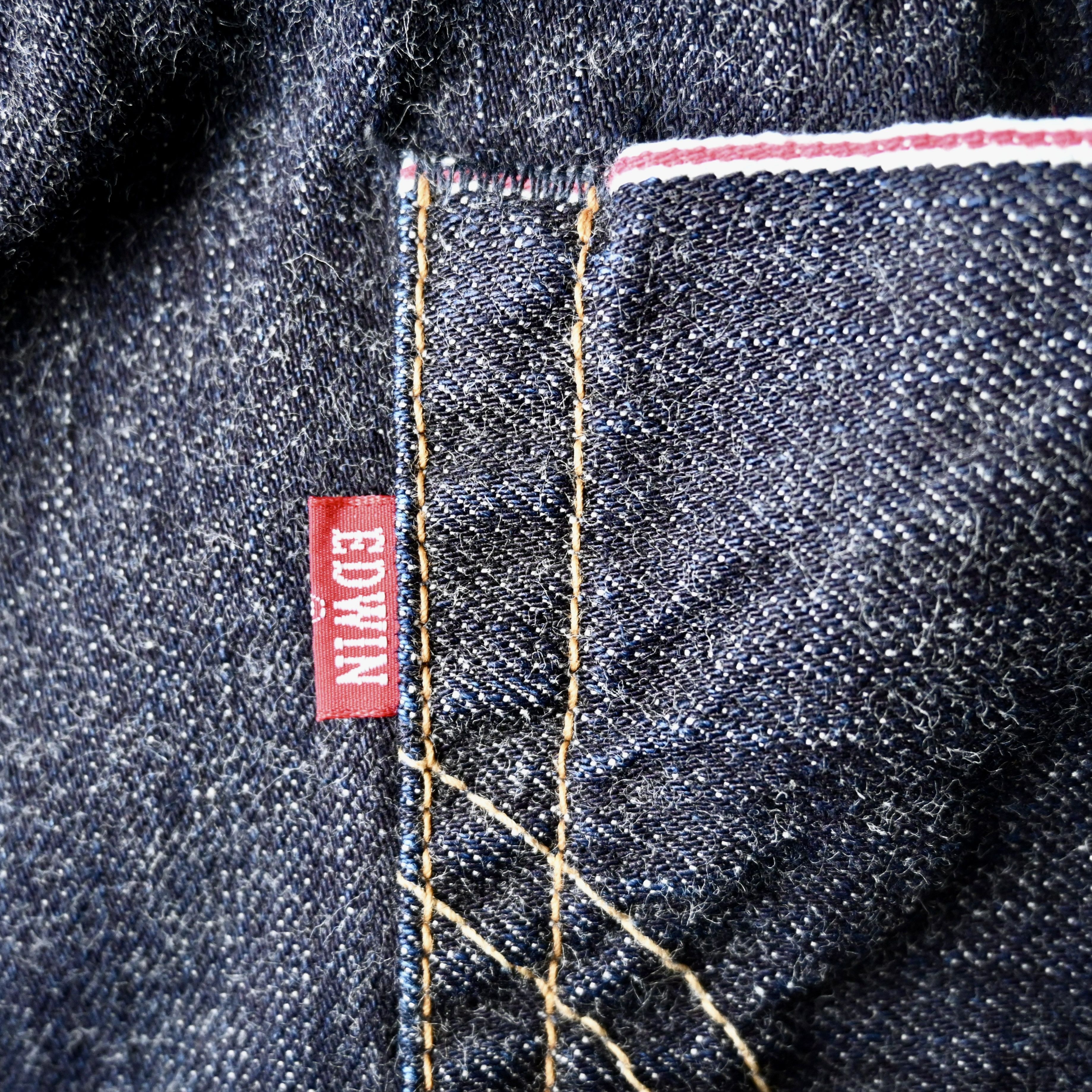 Edwin VTG 2000s EDWIN 505s dark indigo selvedged denim jeans Size US 33 - 20 Thumbnail