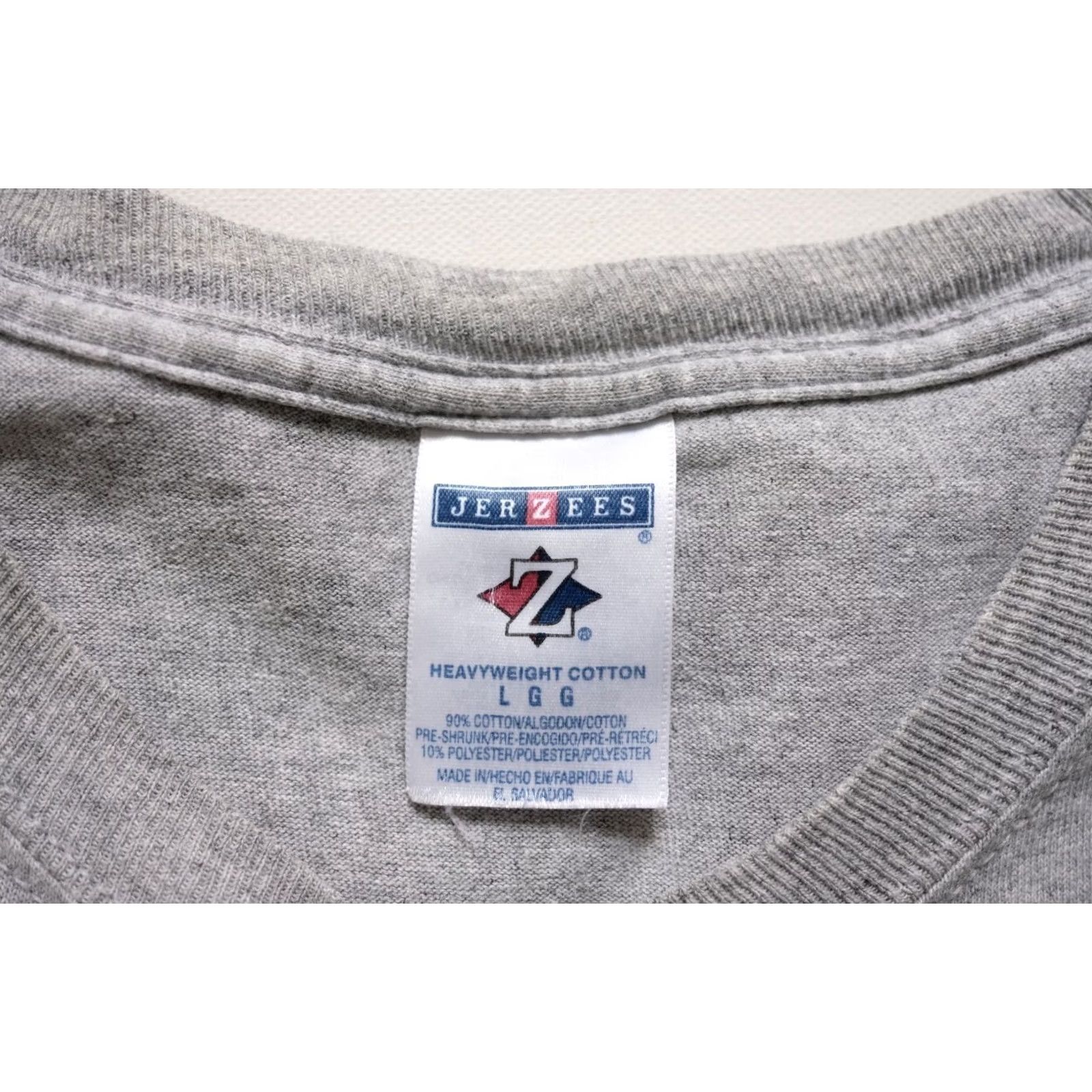 Fruit Of The Loom VINTAGE Fruit of the Loom NCAA JAYHAWKS GRAY 90s T-Shirt Mens L Size US L / EU 52-54 / 3 - 6 Thumbnail