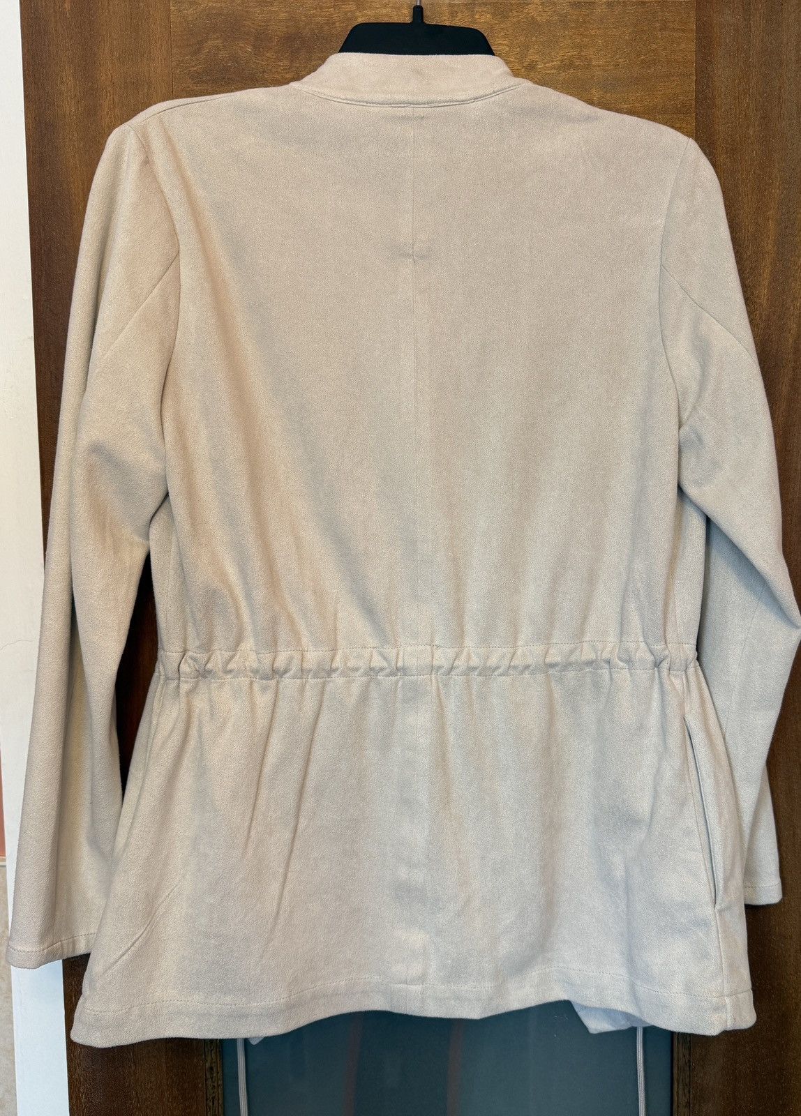 BLANKNYC Blank NYC Women’s Beige Microfiber Drawstring Tie Jacket Size S / US 4 / IT 40 - 5 Thumbnail