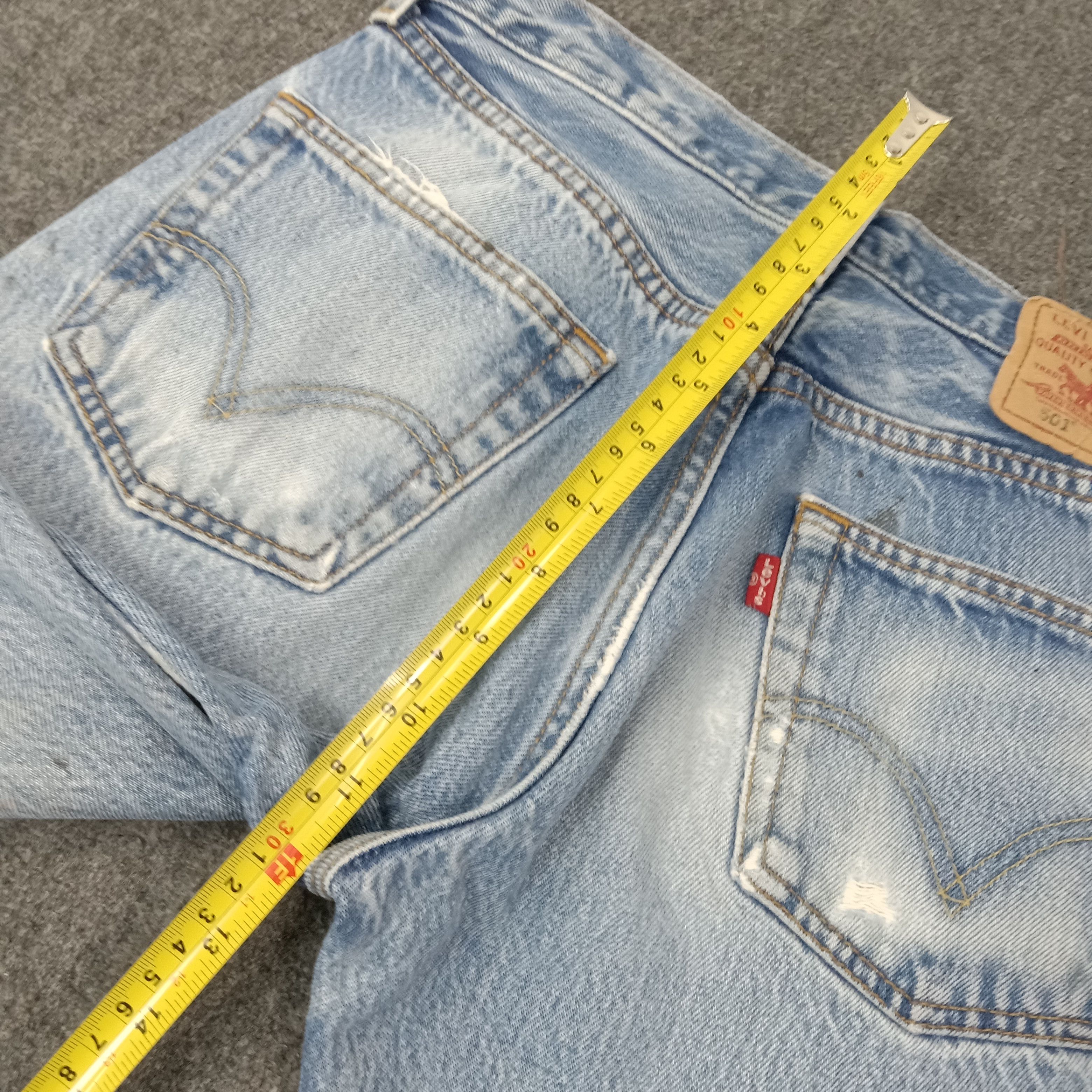 Levi's Levi's 501 American Distressed Denim Jeans C252N10 Size US 28 / EU 44 - 10 Thumbnail