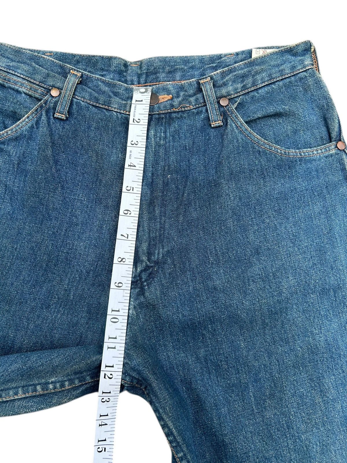 Kapital Vintage Wrangler Blue Bell Selvedge Distressed Denim Jeans Size US 32 / EU 48 - 16 Thumbnail