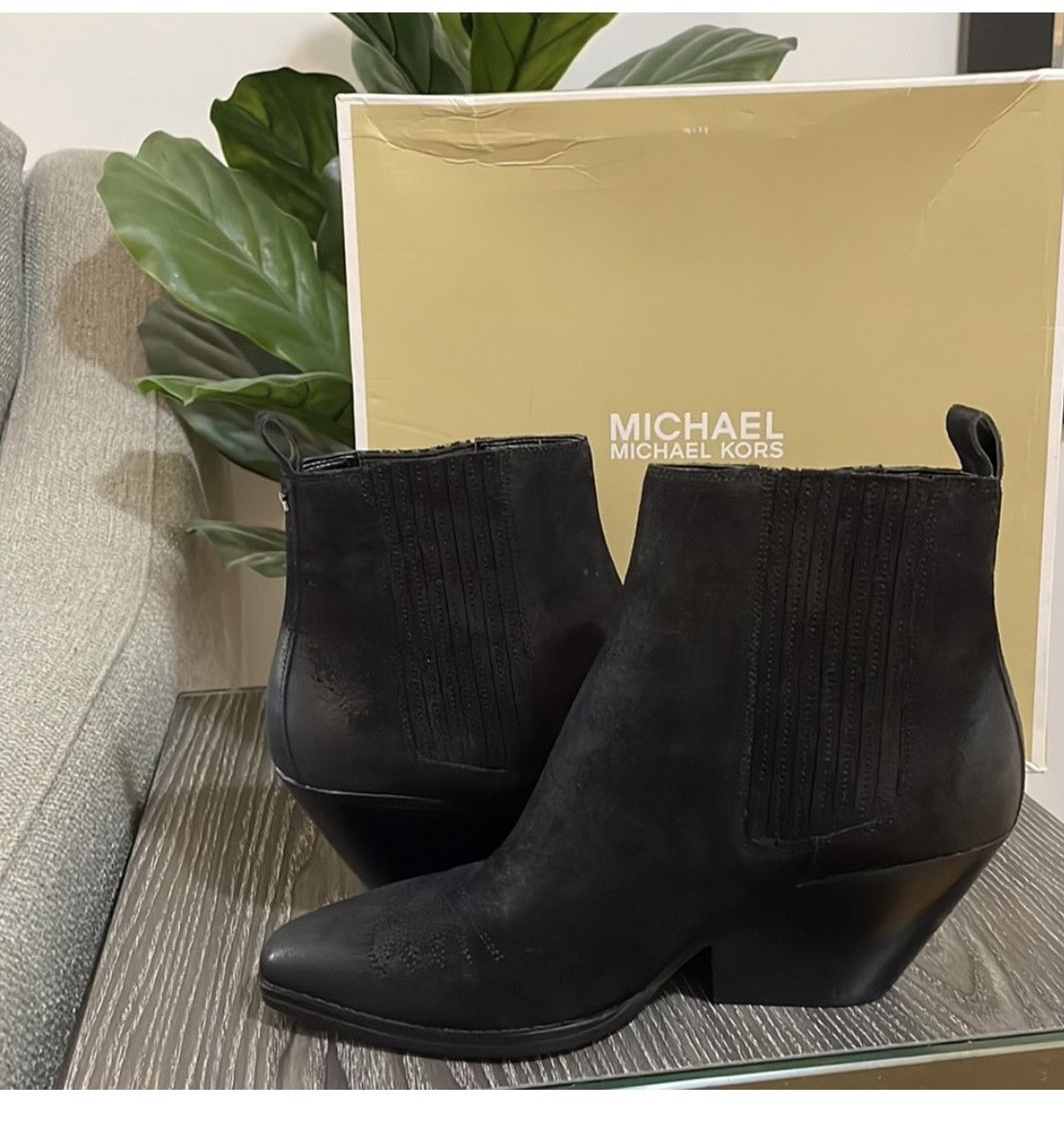 Michael Kors Michael Kors Sinclair Ankle Boots Size US 7.5 / IT 37.5 - 9 Thumbnail