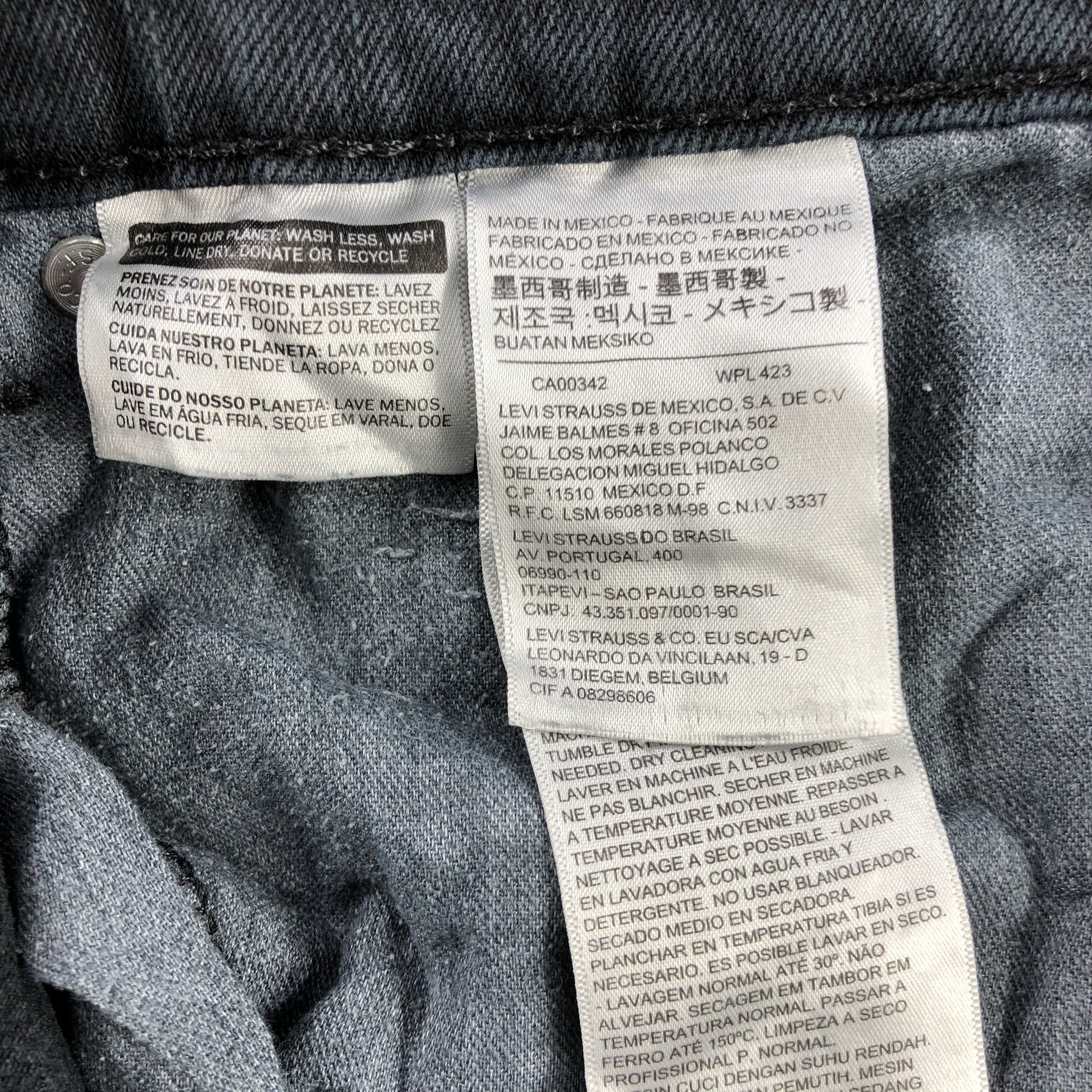 Levi's × Vintage Vintage Faded Black Levis 511 Jeans-JM2880 Size US 38 / EU 54 - 9 Thumbnail
