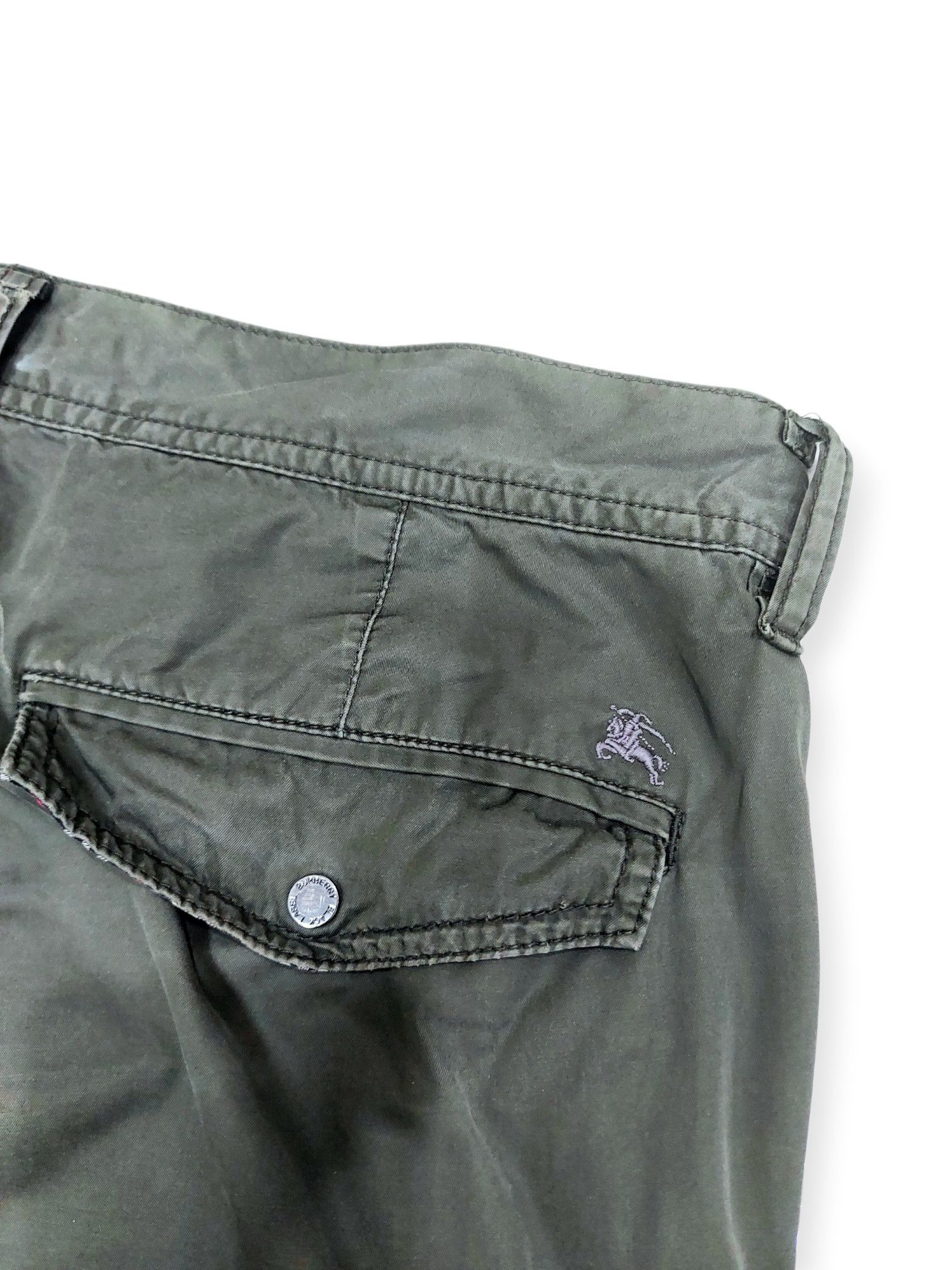 Burberry Japanese Y2K Burberry Black Label Multipocket Cargo Pants Size US 30 / EU 46 - 15 Thumbnail