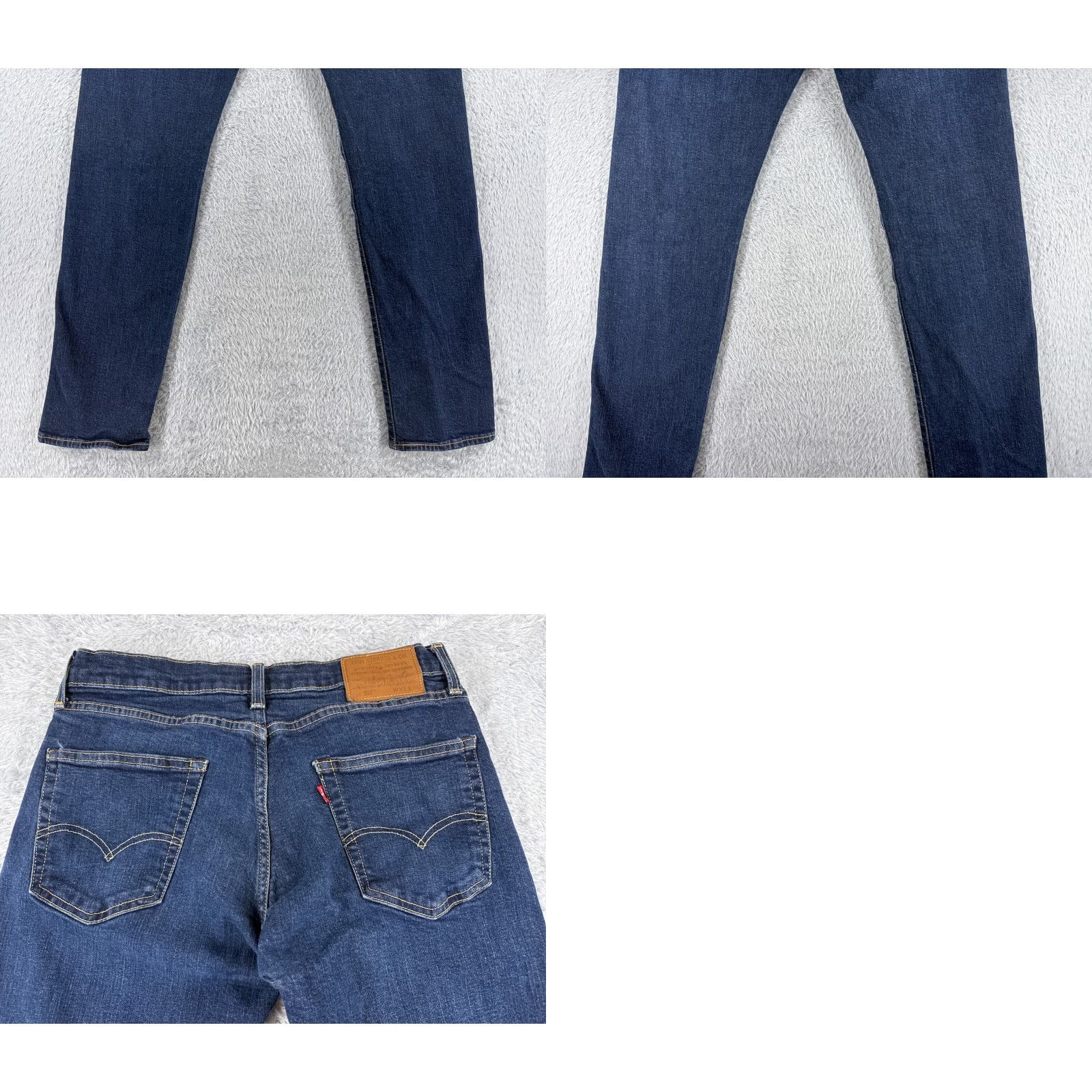 Levi's Levi's Jeans Men 33 Blue Denim 502 Straight Mid Rise 5-Pocket Distressed Cotton Premium 31x31 Vintage No Size US 33 - 10 Thumbnail