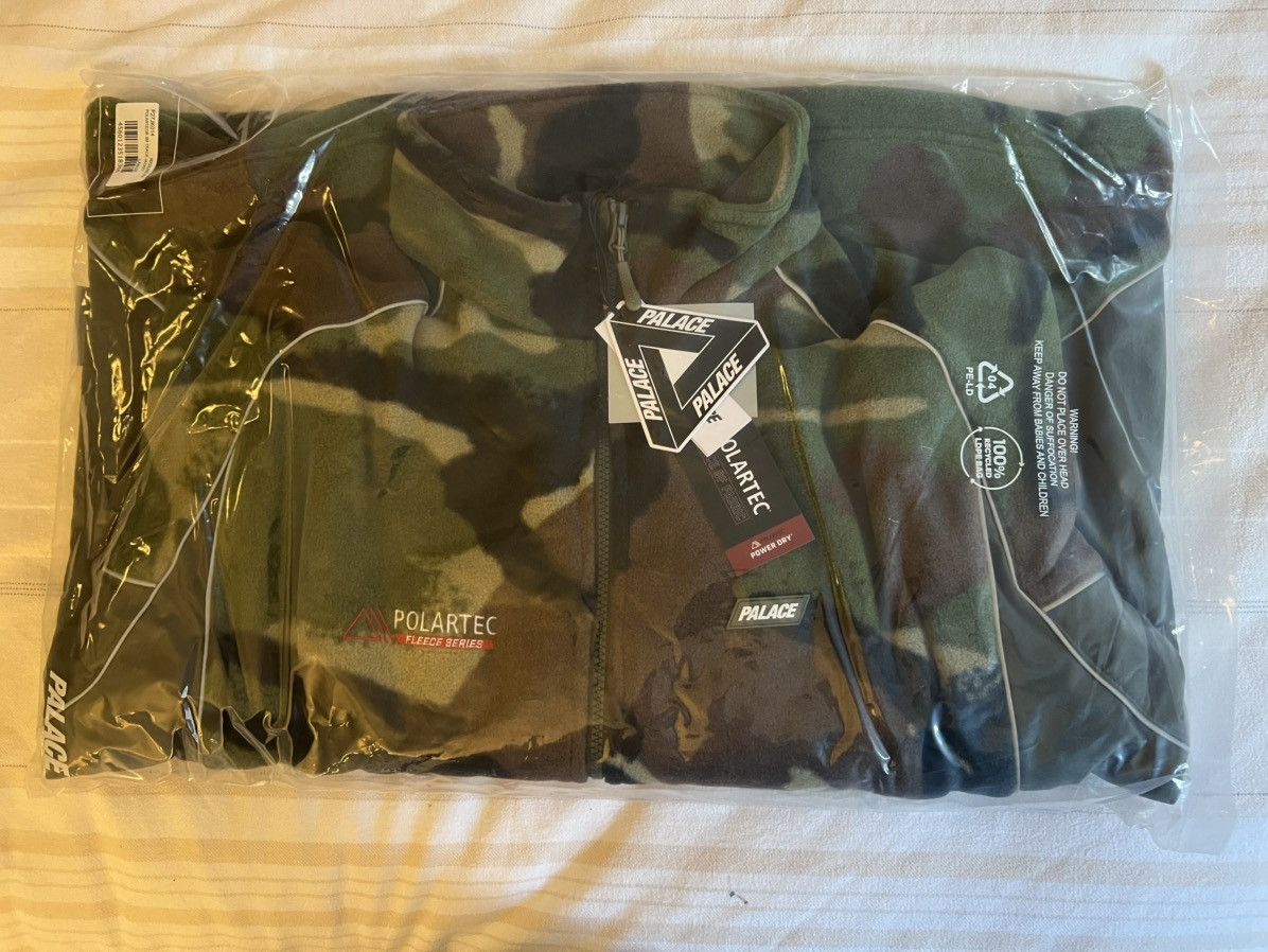 Palace Palace Polartec 3M Track Jacket Woodland DPM Camo Fleece Size US L / EU 52-54 / 3 - 3 Thumbnail