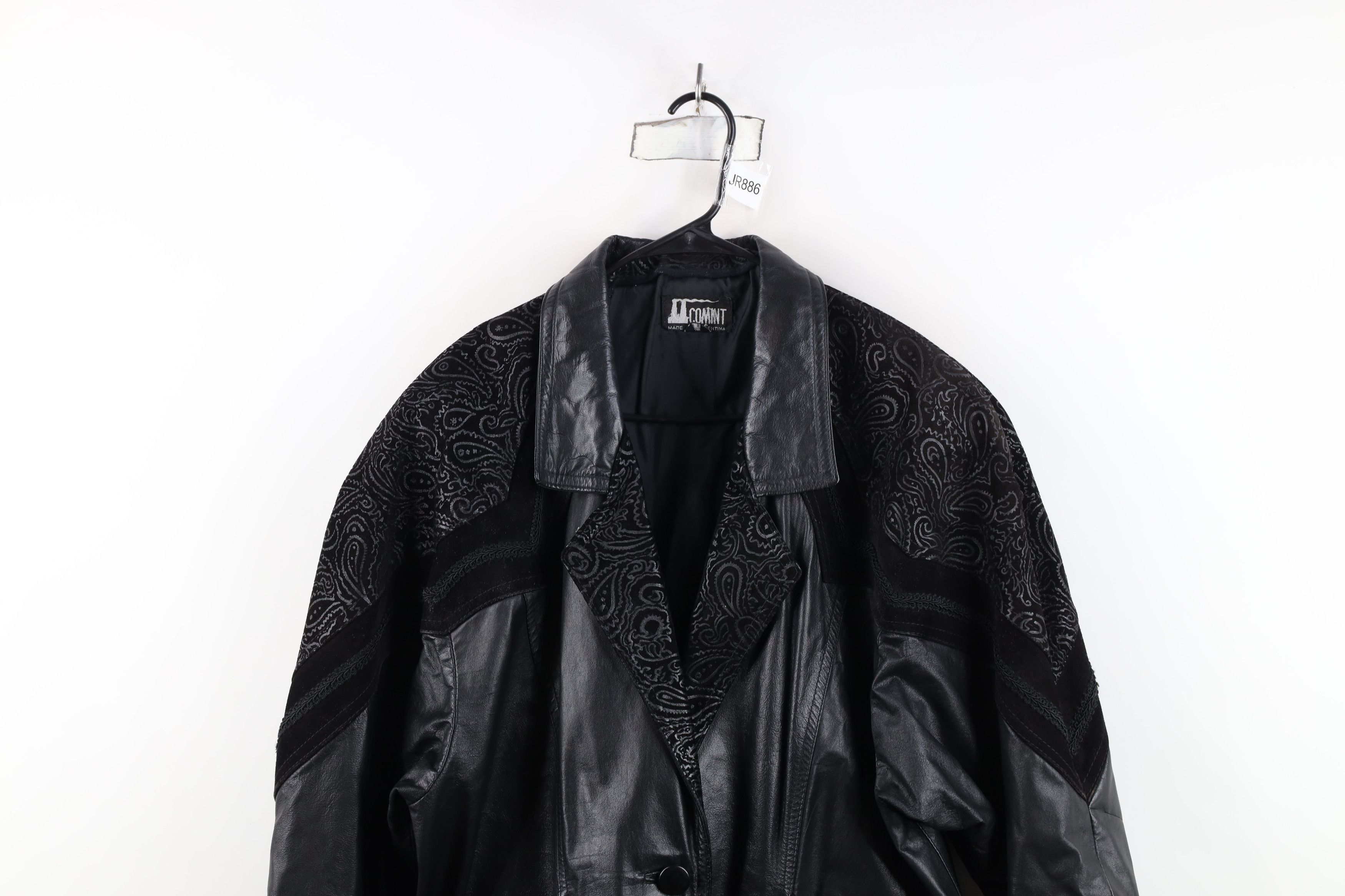 Vintage Vintage 90s Streetwear Gothic Distressed Leather Jacket Size S / US 4 / IT 40 - 2 Thumbnail