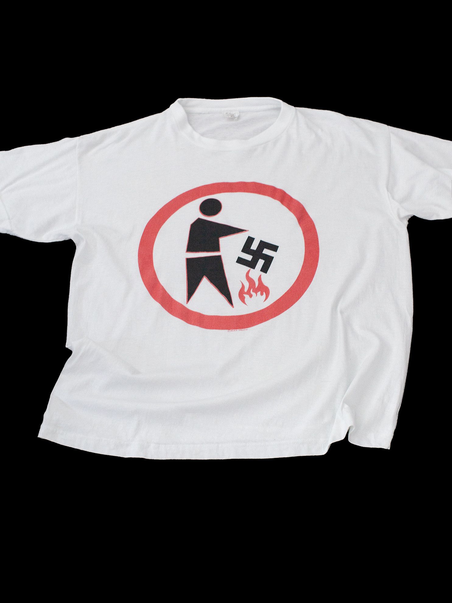 Rap Tees Vintage 90s Black Sheep "Anti Nazi" Rap Political T-Shirt Size US XL / EU 56 / 4 - 1 Thumbnail