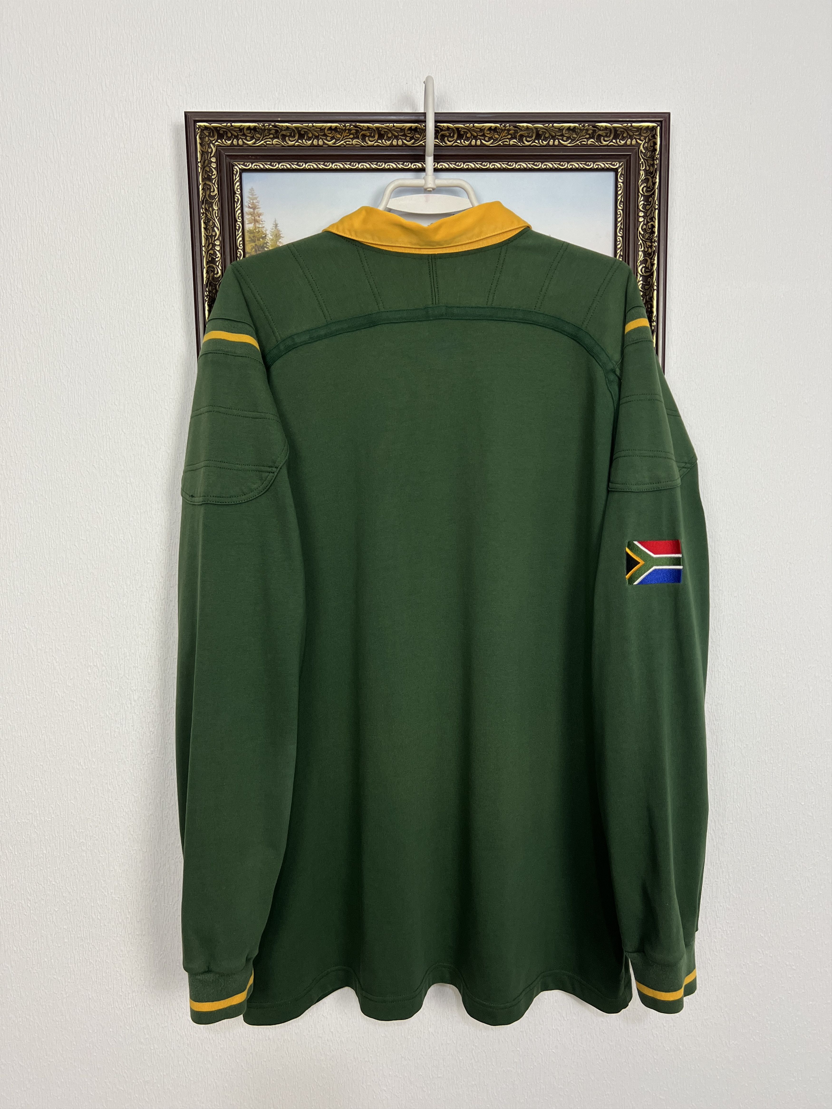 Nike South Africa Rugby Union Long Sleeve Jersey Trikot Shirt Size US XL / EU 56 / 4 - 10 Thumbnail