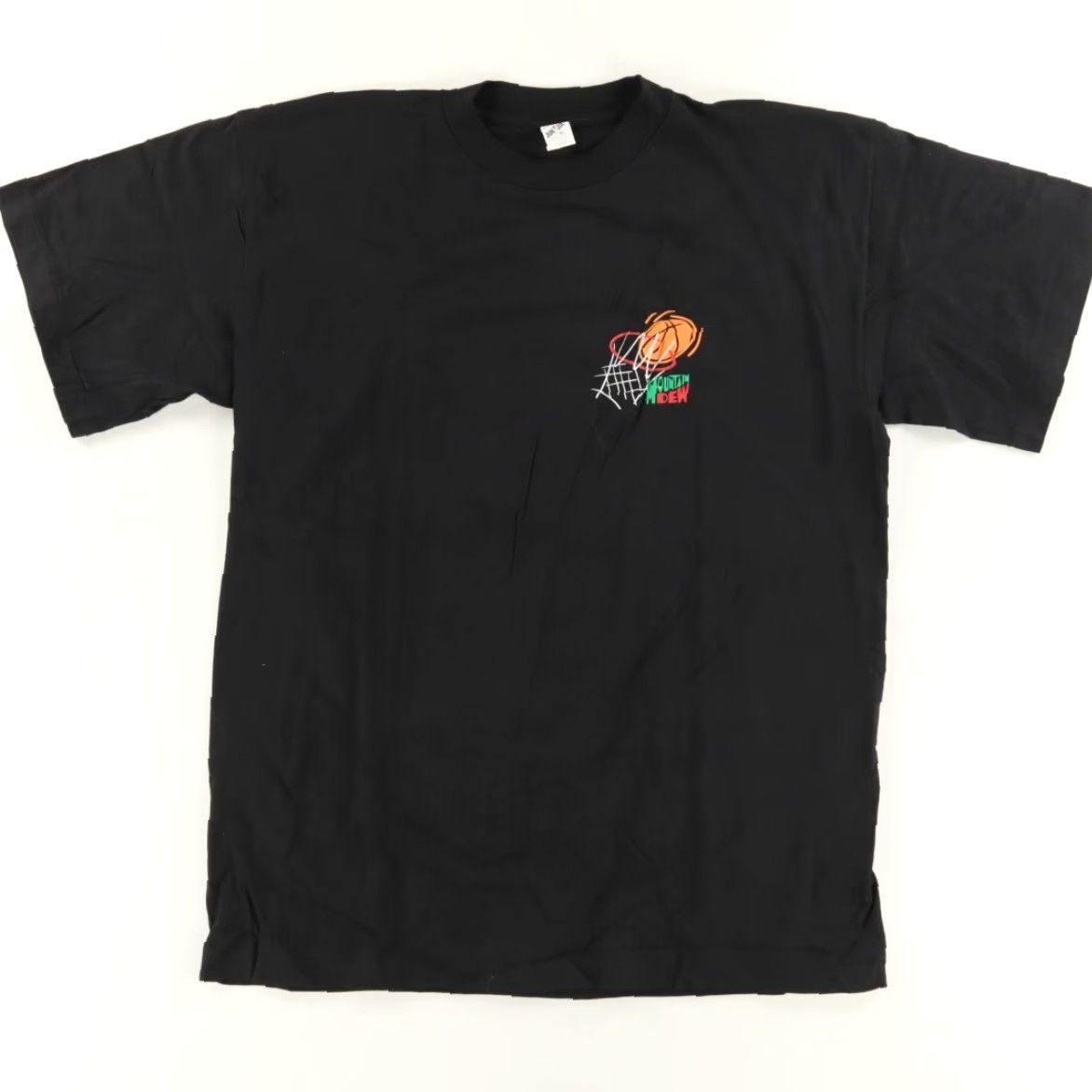 Vintage VTG Jun Jul Mountain Dew Basketball Promo Solid T-Shirt Black Men's XL Size US XL / EU 56 / 4 - 3 Thumbnail