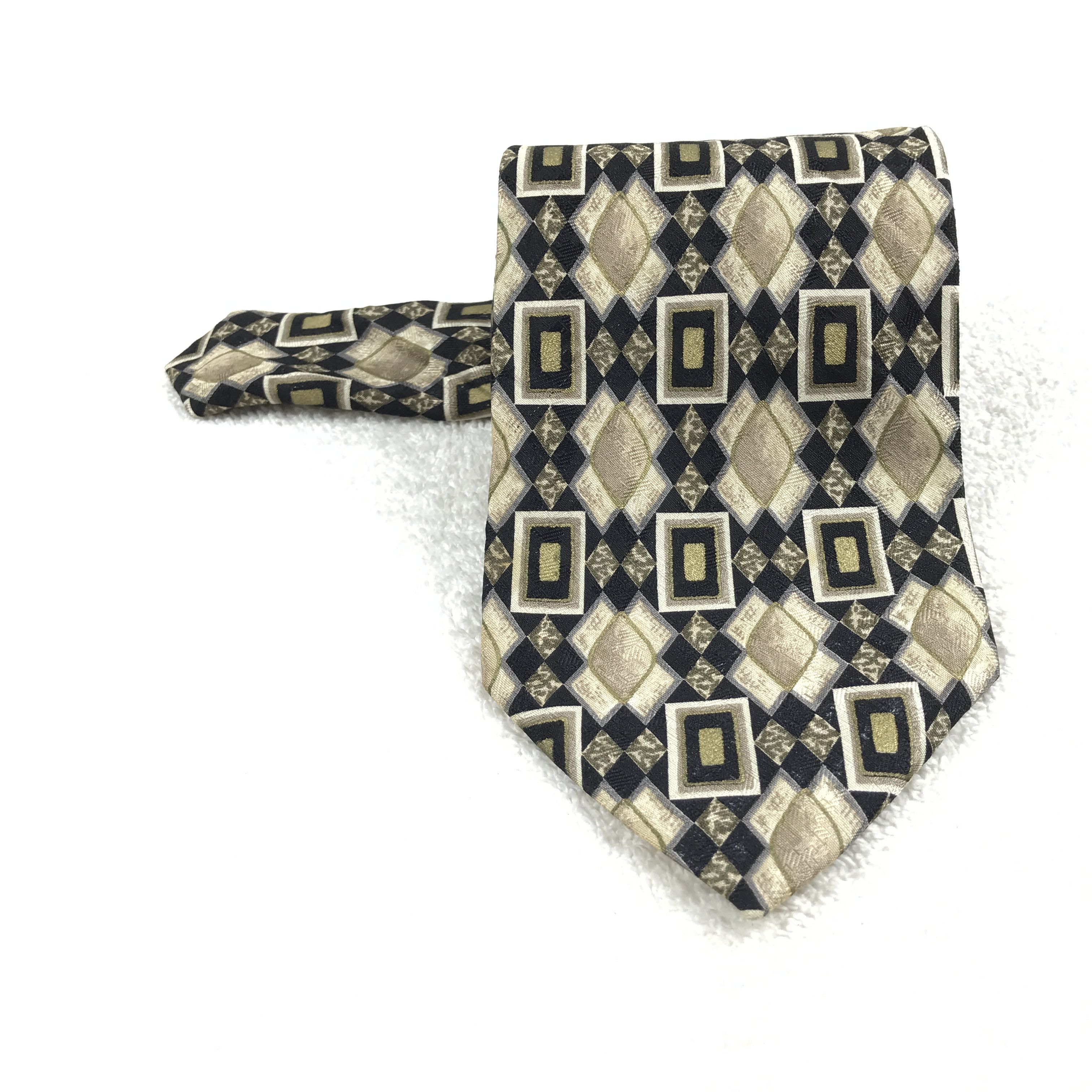 Vintage Vintage Giorgio Benelli Silk Necktie Size ONE SIZE - 1 Thumbnail