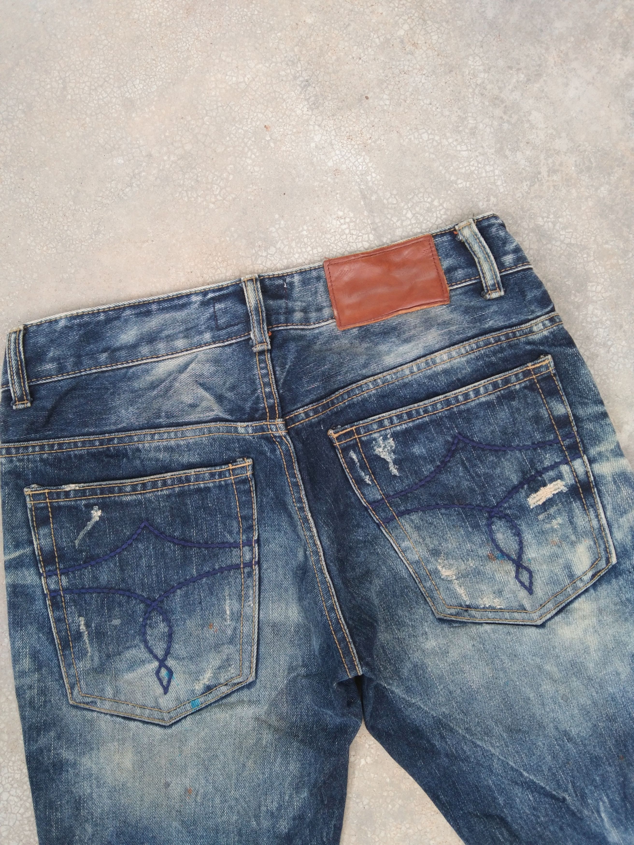 Japanese Brand Vintage Distressed Japan Jeans ICHIMARU Grunge Retro 28x32 Size US 28 / EU 44 - 3 Thumbnail