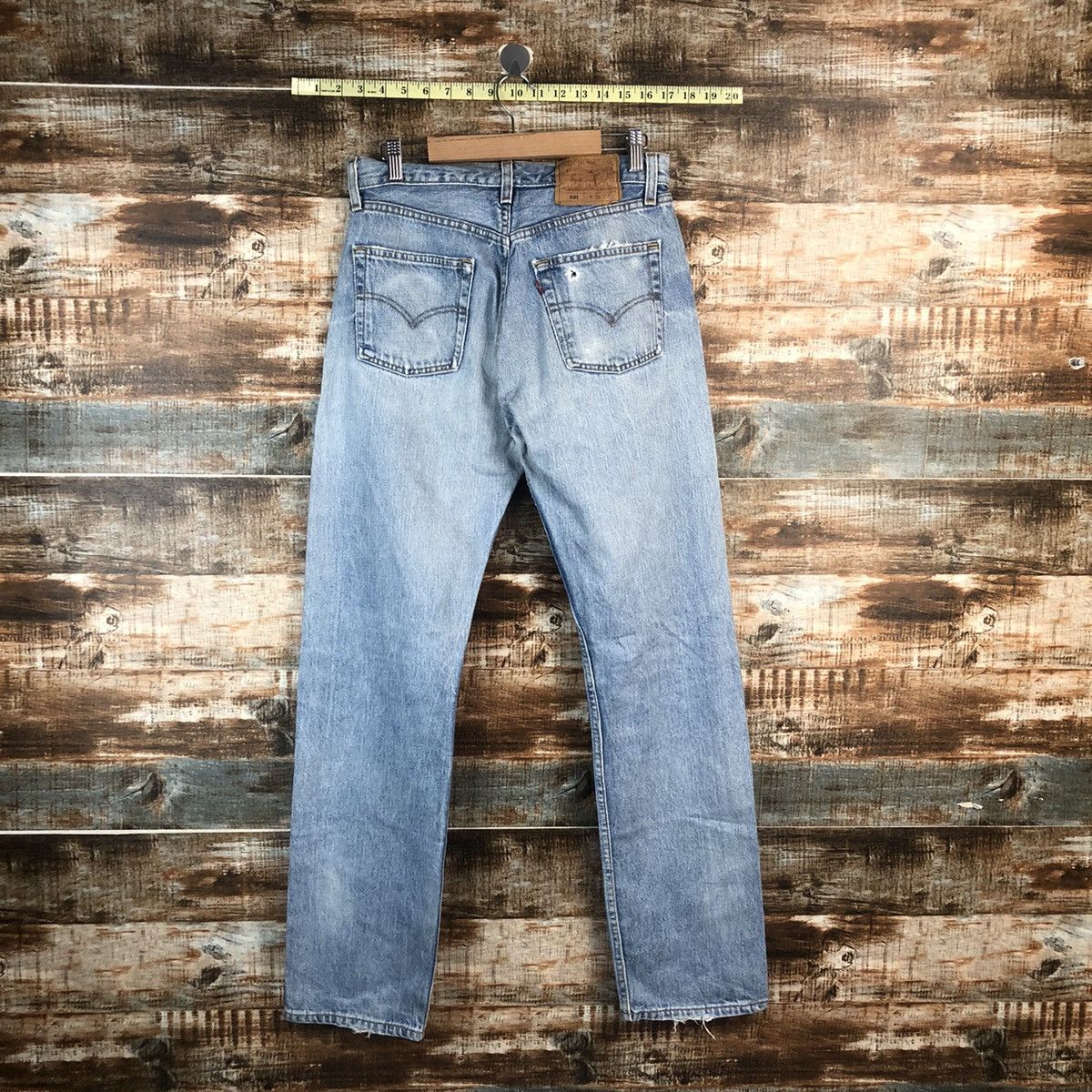 Levi's DLL Levis 501 Ripped distressed faded Blue Denim Pants #C002 Size US 30 / EU 46 - 13 Thumbnail