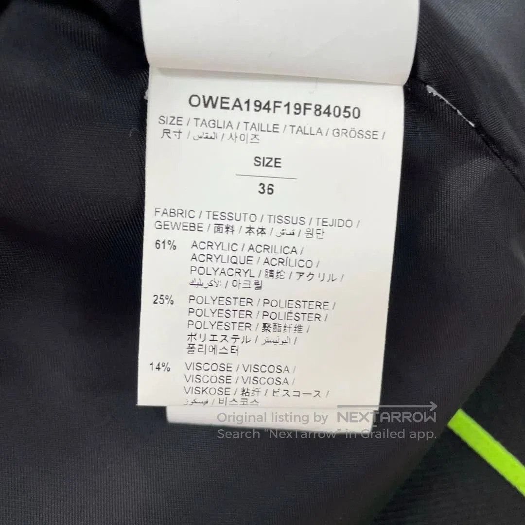 Off-White offwhite long plaid coat size 36. Size US S / EU 44-46 / 1 - 9 Thumbnail