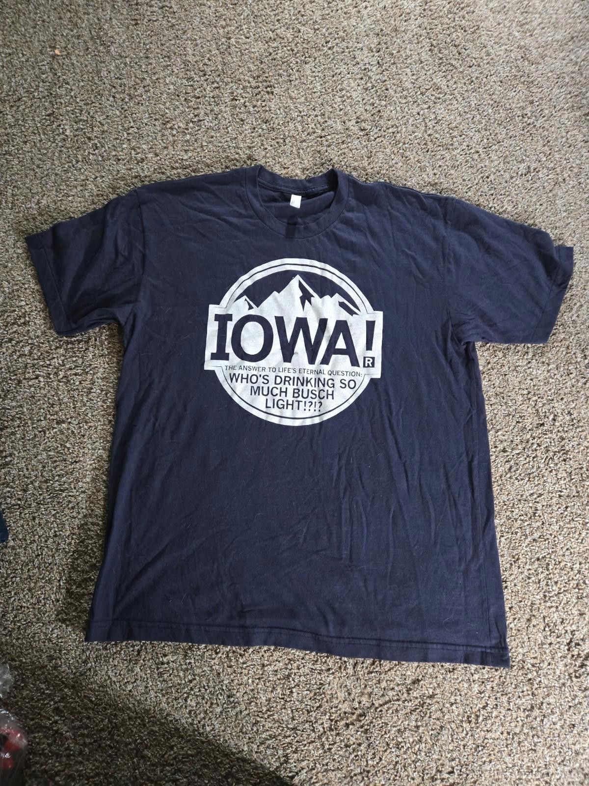 American Apparel American Apparel Tshirt XL - IOWA! Busch Light Size US XL / EU 56 / 4 - 1 Thumbnail