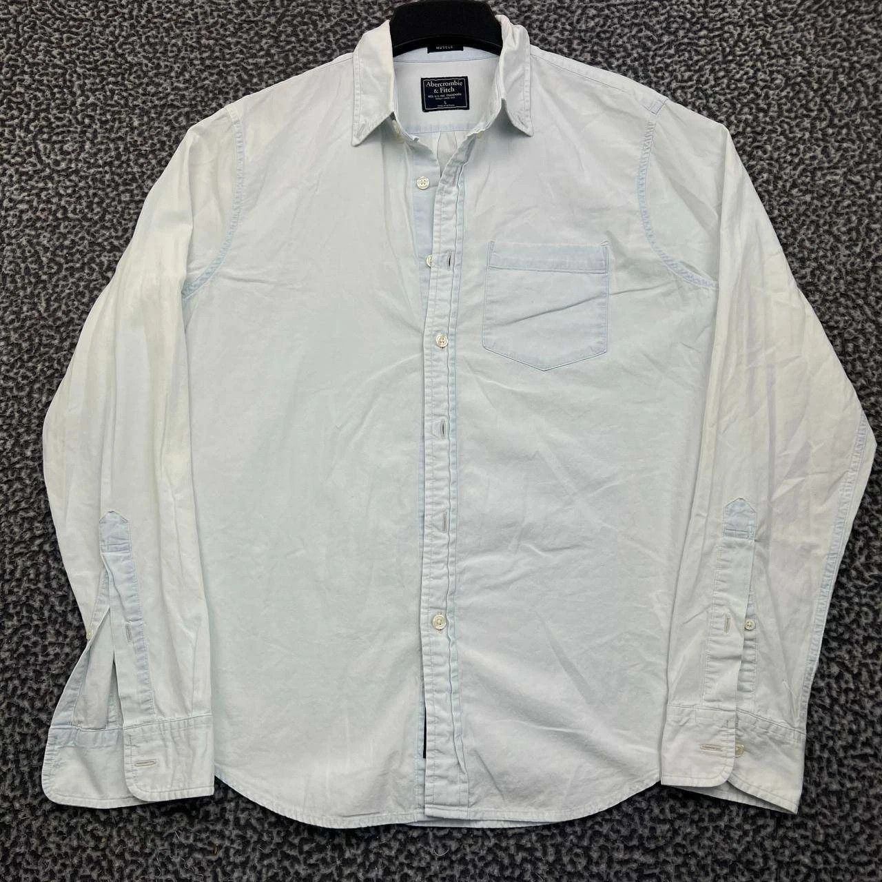Abercrombie & Fitch Abercrombie & Fitch Button Down Shirt Men Collared Cotton L Size US L / EU 52-54 / 3 - 1 Thumbnail