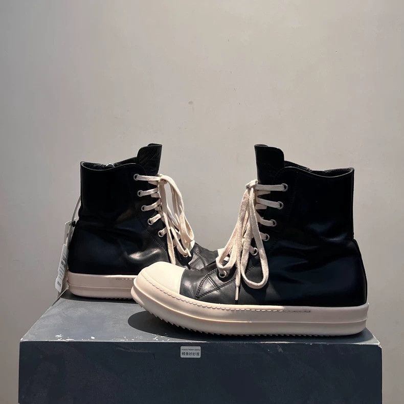 Rick Owens rick owens High top Converse board shoes Size US 7.5 / EU 40-41 - 4 Thumbnail