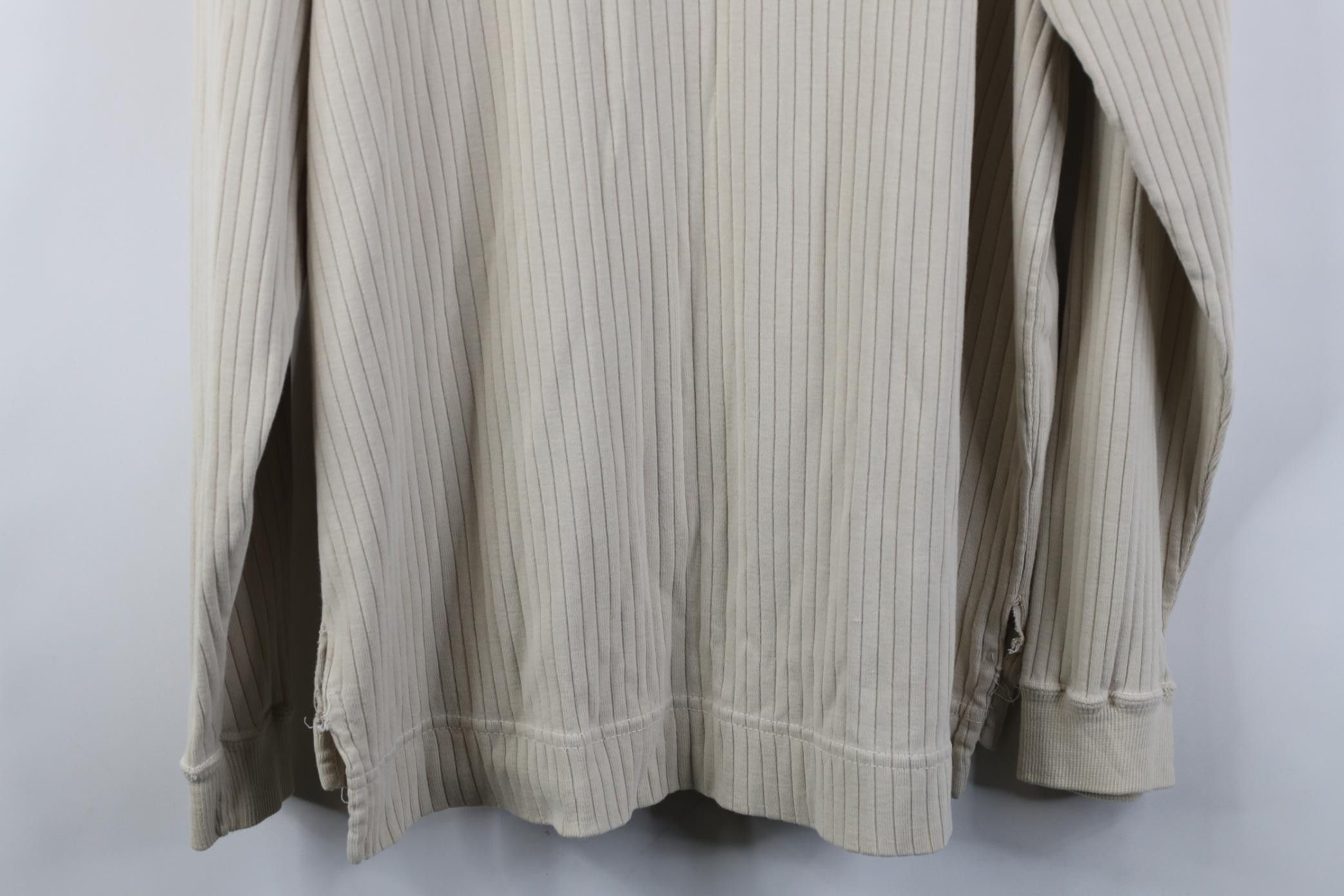 Vintage Vintage 90s Streetwear Thermal Ribbed Knit Henley T-Shirt Size US M / EU 48-50 / 2 - 13 Thumbnail