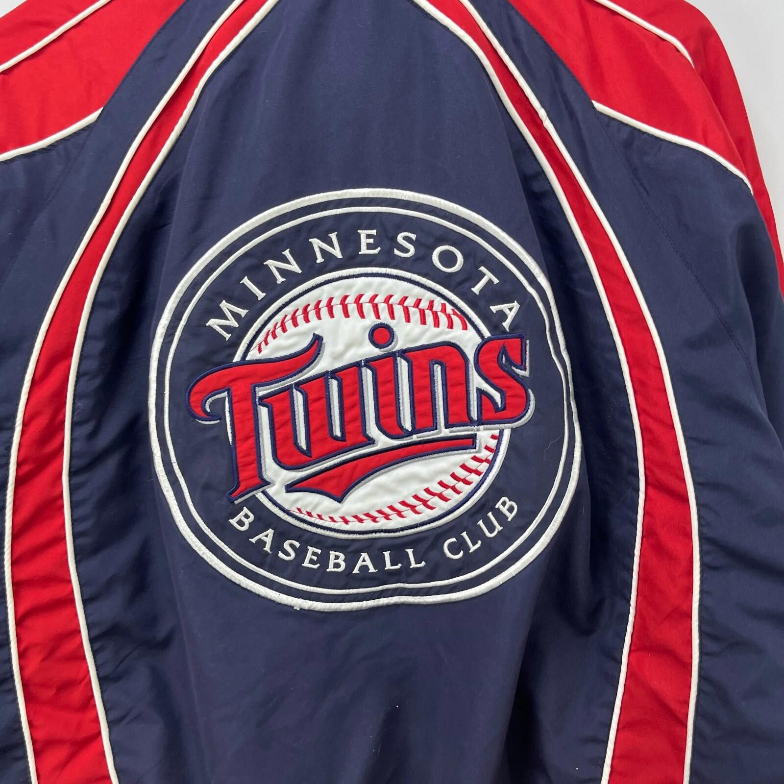 MLB Vintage MLB Minnesota Twins Windbreaker Jacket Large Size US L / EU 52-54 / 3 - 4 Thumbnail