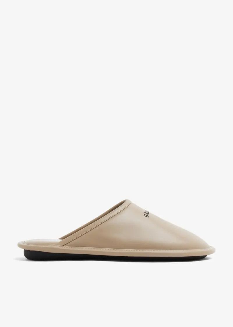 Home Slippers in Biege