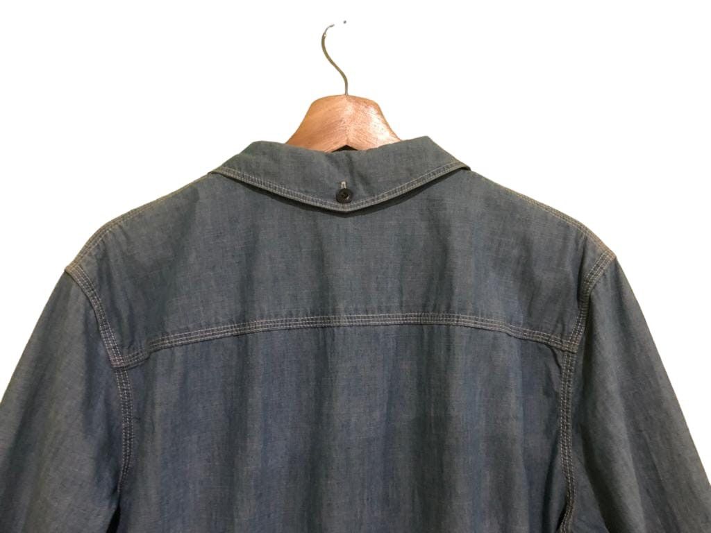 Lemaire × Uniqlo Uniqlo AND Lamaire Soft Denim Button Jacket Size US M / EU 48-50 / 2 - 9 Thumbnail