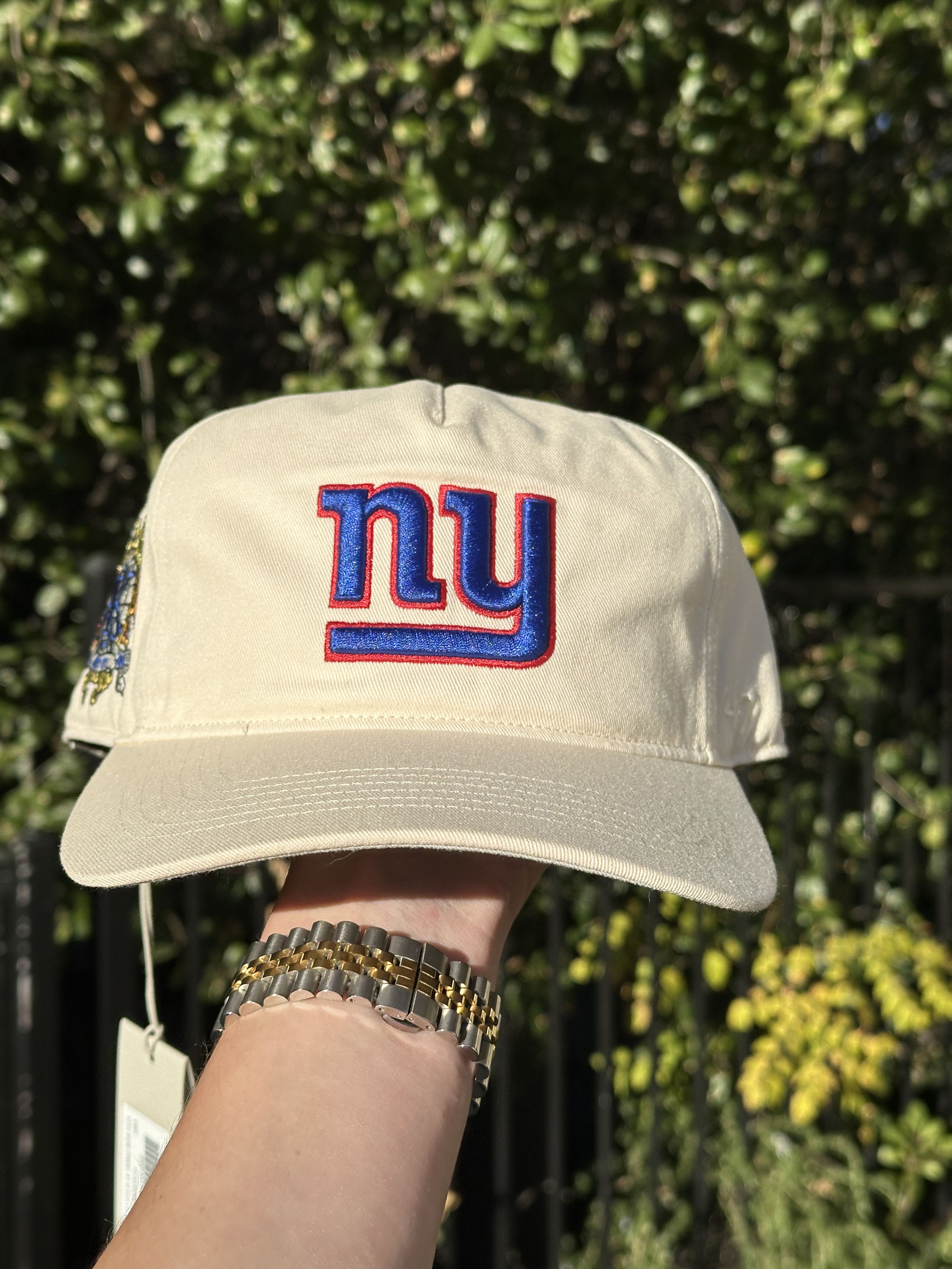 Kith For 47 New York Giants Hitch Snapback - Sandrift - OS