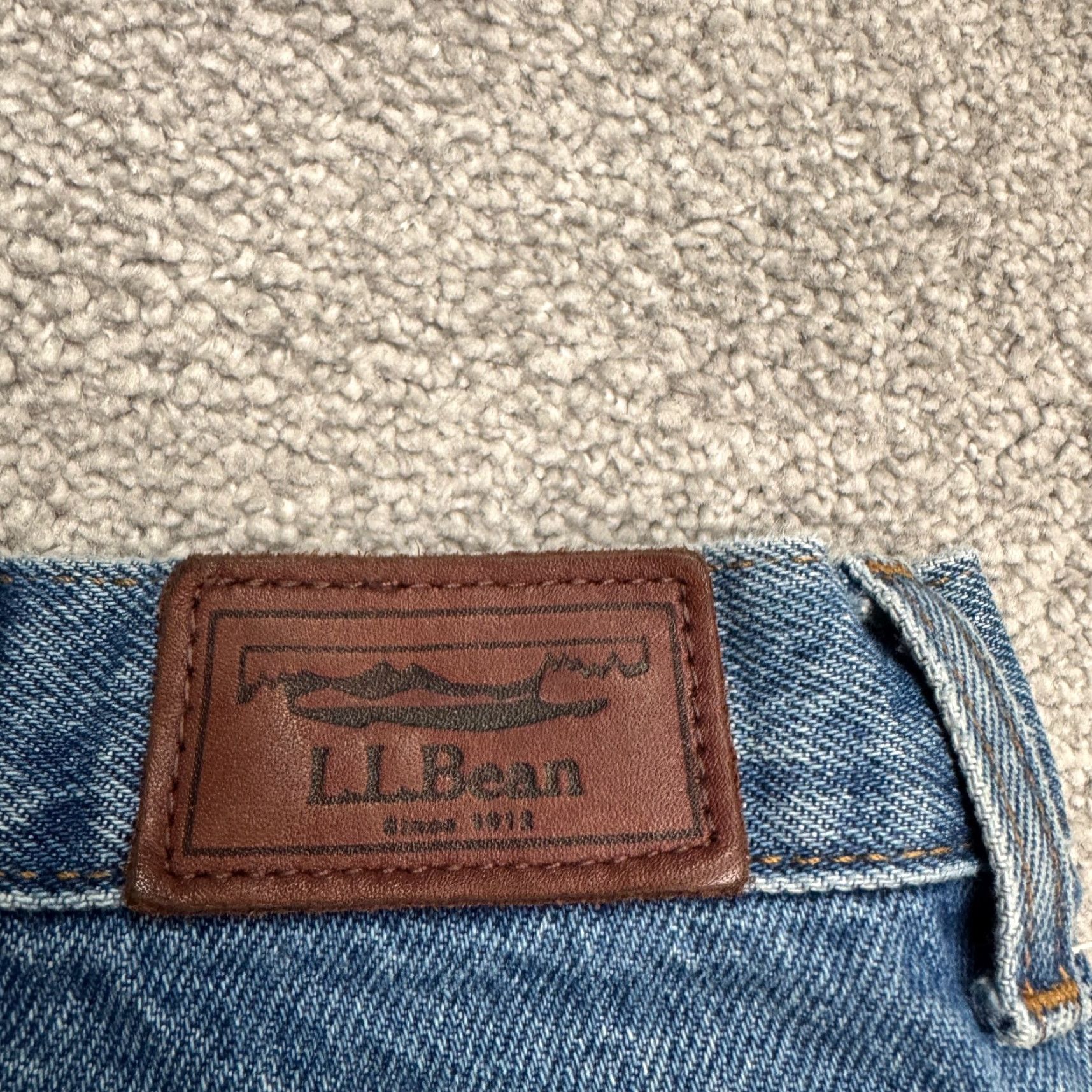 Vintage L.L. Bean Jeans Mens 40x32 Blue Denim Classic Straight 100% Cotton Casual Size US 40 / EU 56 - 4 Thumbnail