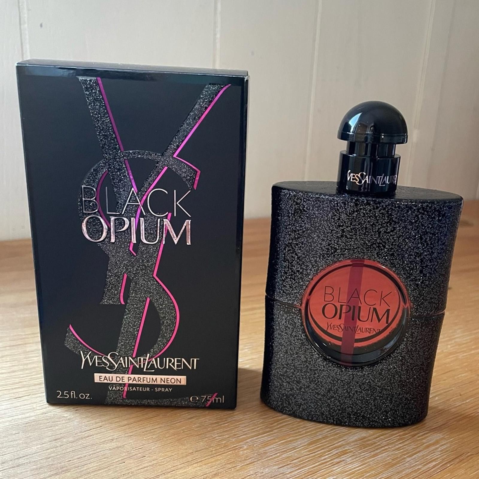 Yves Saint Laurent NIB Discontinued YSL BLACK OPIUM EAU DE PARFUM NEON 2.5fl oz Size ONE SIZE - 1 Thumbnail