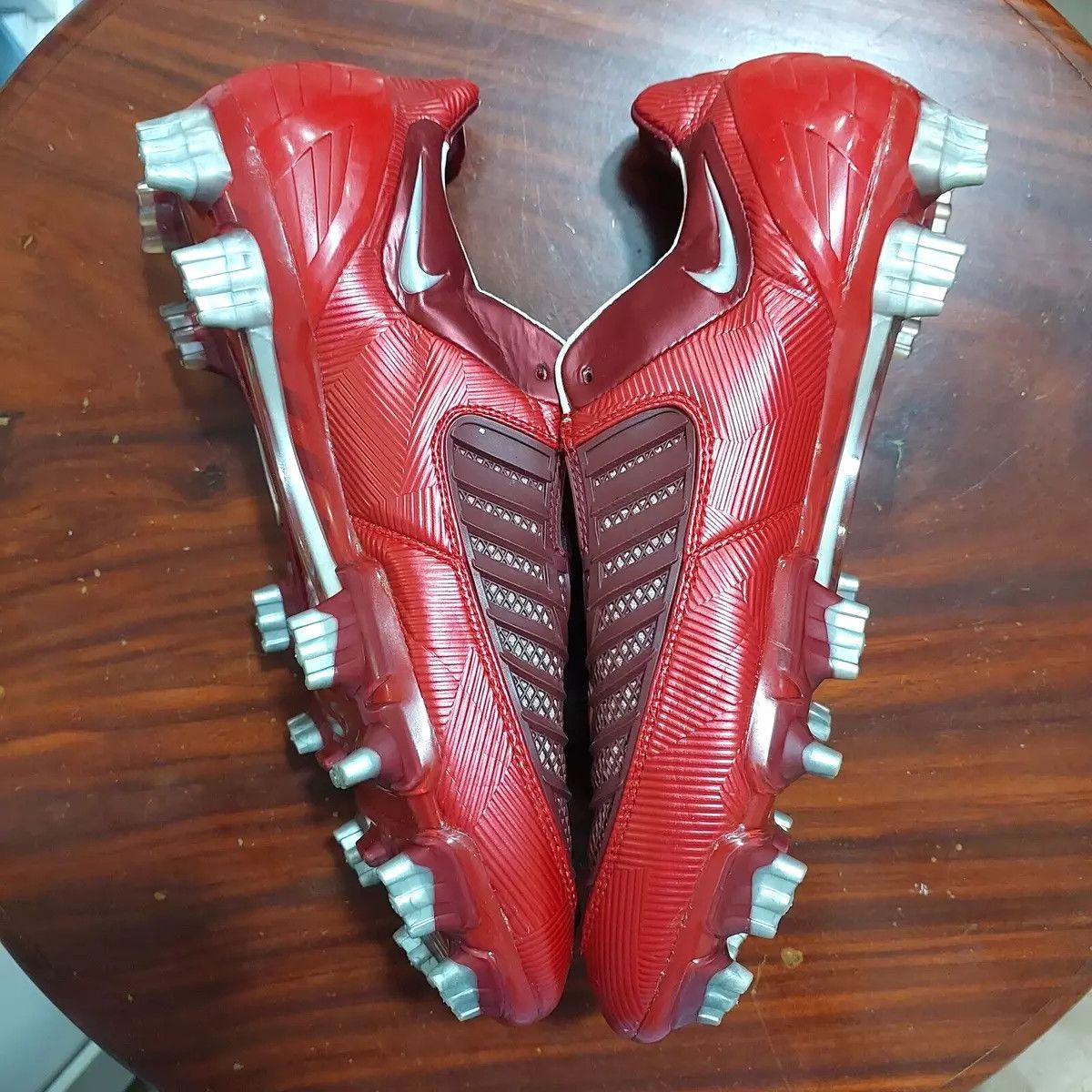Nike T90 Laser II Elite FG Red 318793-606 Us10 Uk9 28CM RARE!!! Size US 9 / EU 42 - 14 Thumbnail