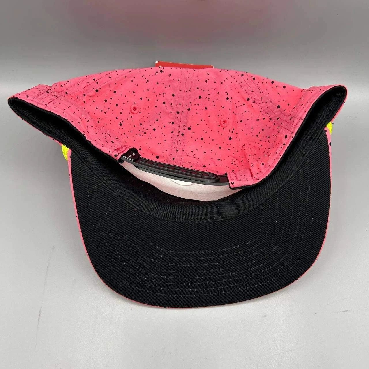 Jordan Brand Air Jordan Hat Men Pink Black Speckled Print Snap Back Cap Size ONE SIZE - 8 Thumbnail