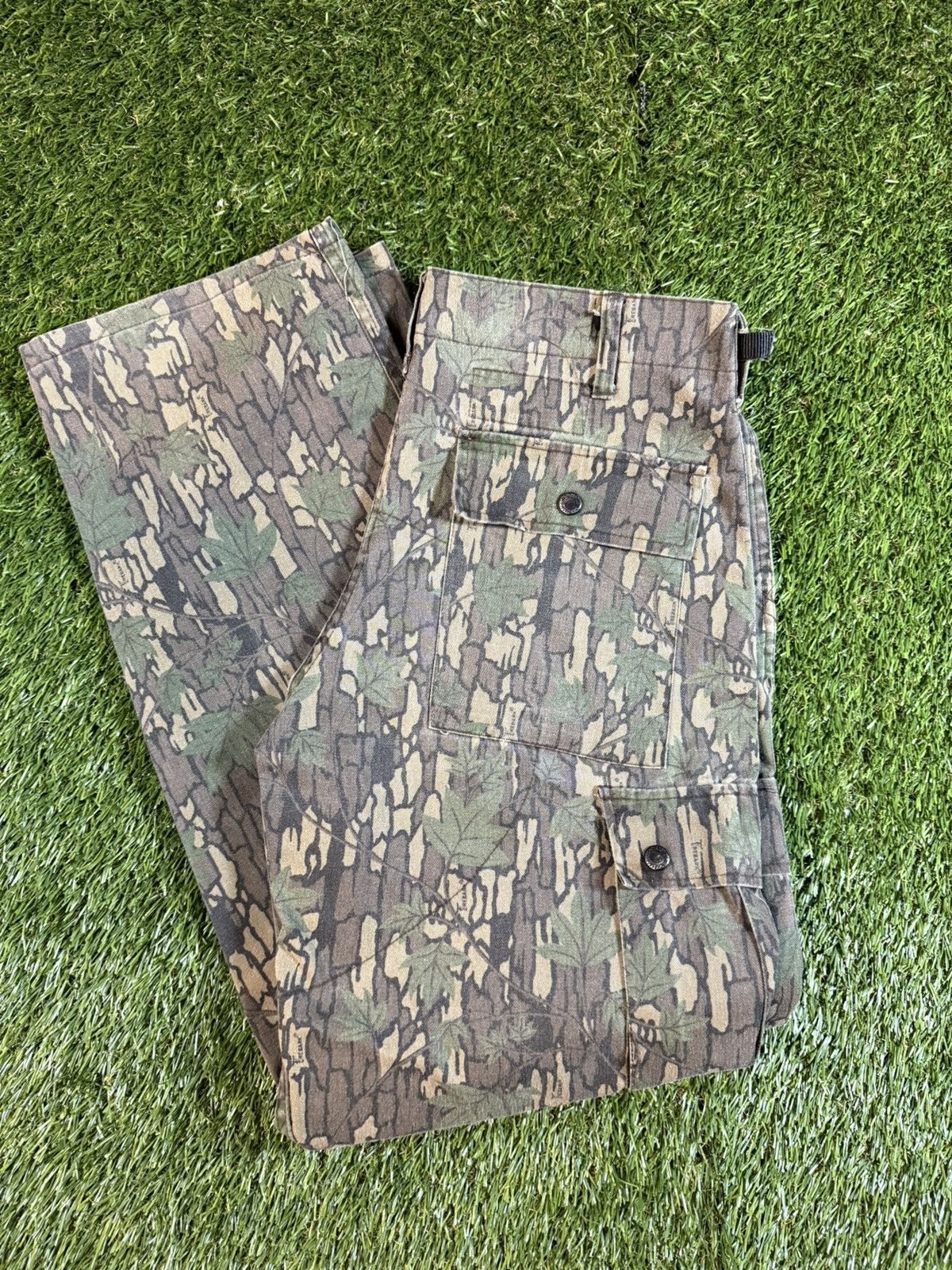 Realtree Vintage 90s Realtree Bark Camo Essential Baggy Hype Pants Size US 32 / EU 48 - 3 Thumbnail