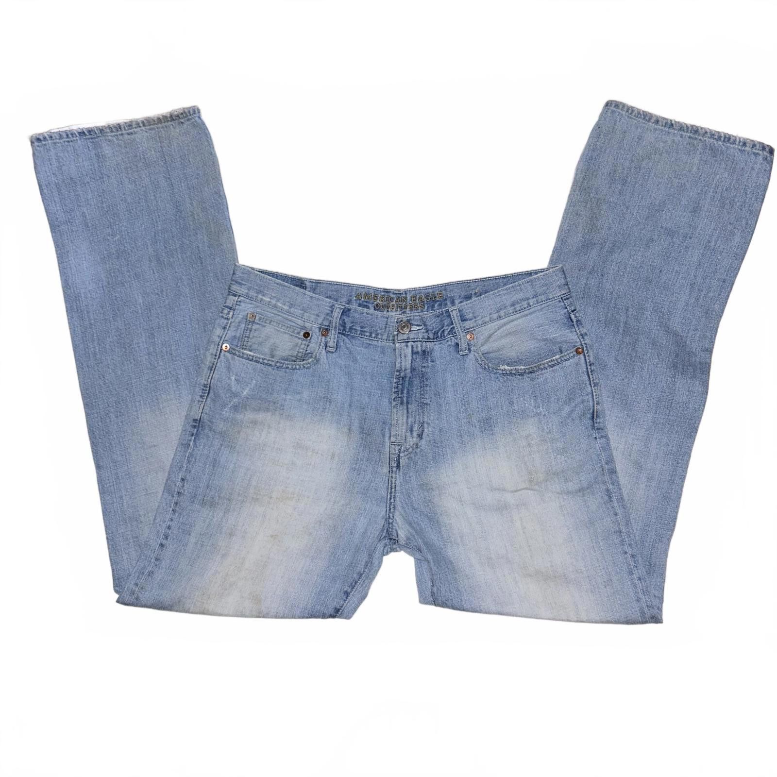American Eagle Outfitters AEO Light Wash Jeans 36W x 36L Size US 36 / EU 52 - 1 Thumbnail