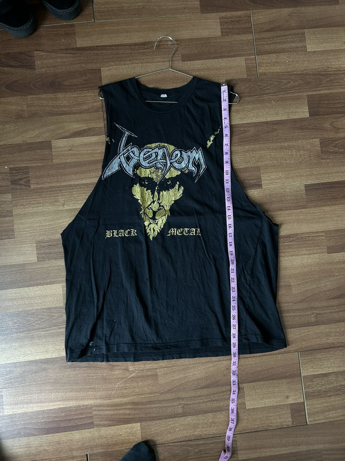 Band Tees Vintage Venom T Shirt Cut off Mayhem Bathory Thrashed Size US L / EU 52-54 / 3 - 7 Thumbnail