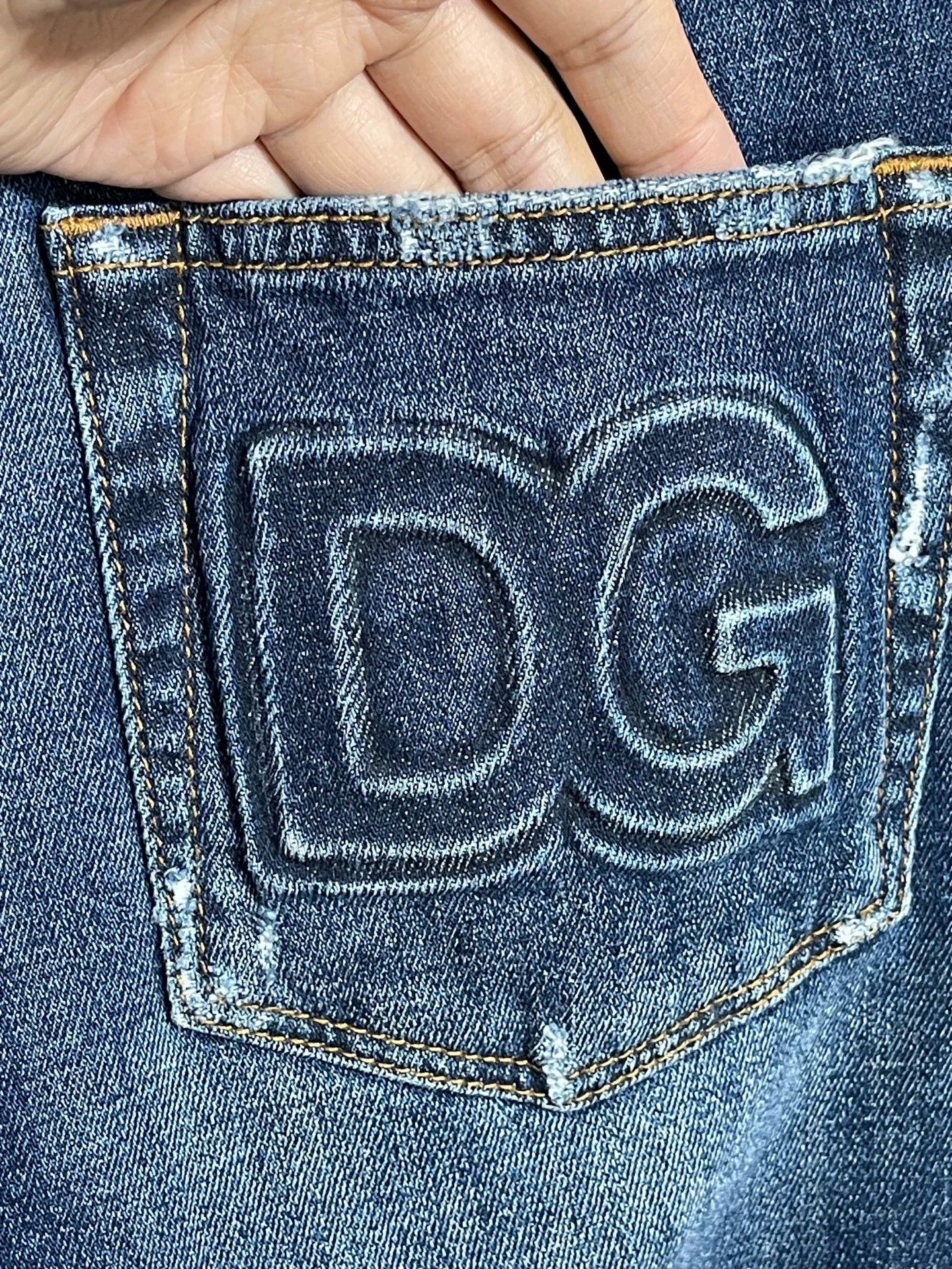 Dolce & Gabbana Dolce&Gabbana Slim Blue Distressed Jeans 50 Size US 34 / EU 50 - 5 Thumbnail