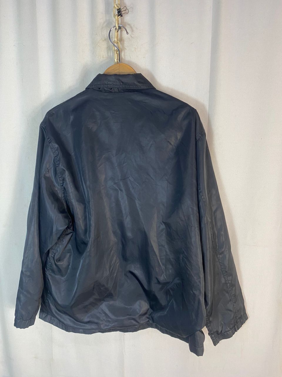 Converse × Vintage Vintage converse nylon snap button jacket Size US L / EU 52-54 / 3 - 12 Thumbnail