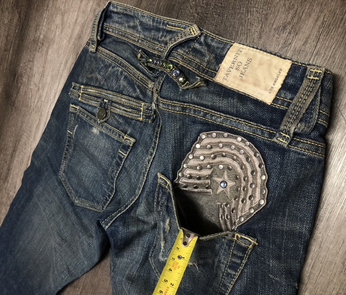 Taverniti × Vintage Distressed Denim Taverniti Jeans Courtney Flare Design Size 27" / US 4 / IT 40 - 8 Thumbnail