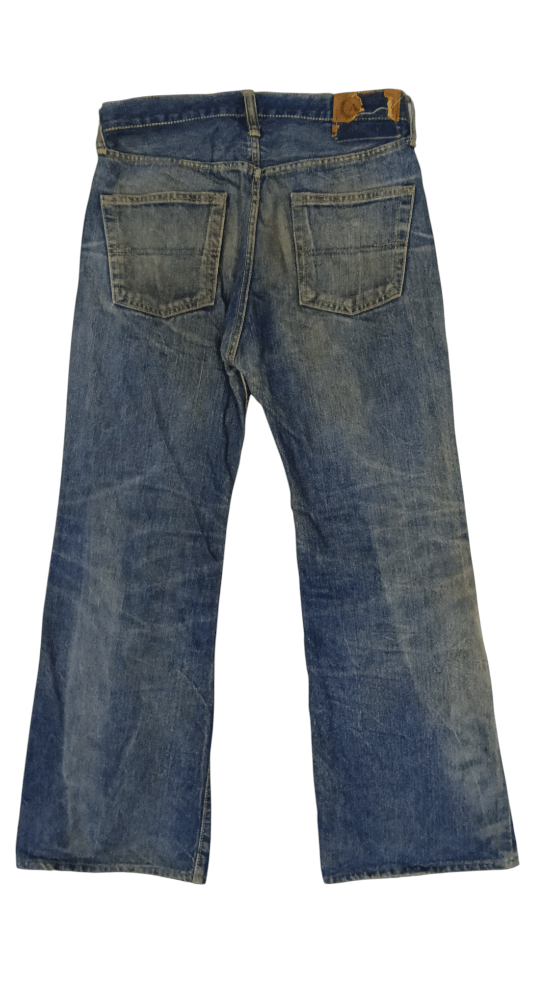 Vintage 80s Canton Genuine Indigo Flare Denim (S 370) w29 Size US 29 - 6 Thumbnail