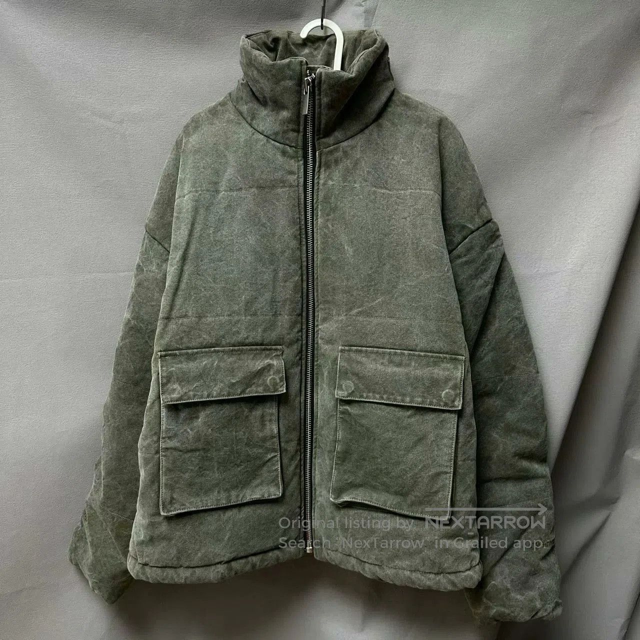 Moncler Genius askyurself puffer embroidered cotton jacket. Size US S / EU 44-46 / 1 - 1 Thumbnail