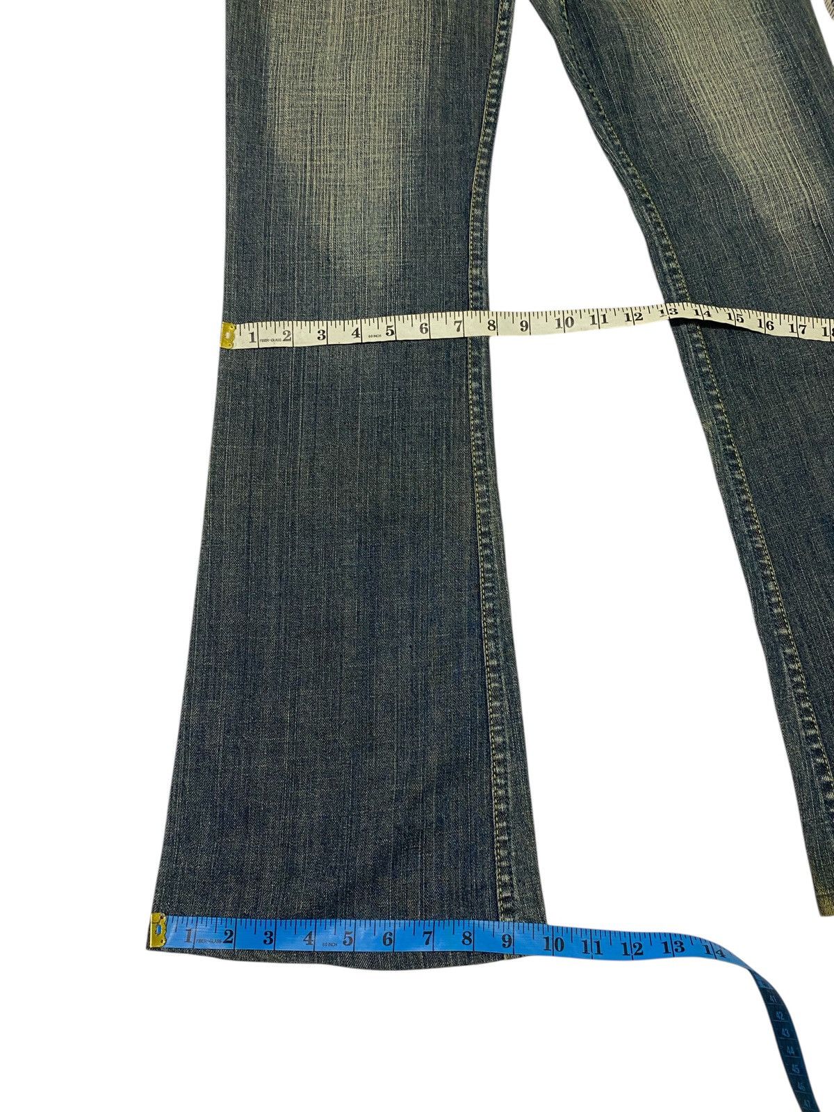 If Six Was Nine Japanese brand X tornado mart spiral style flare jeans Size US 31 - 7 Thumbnail