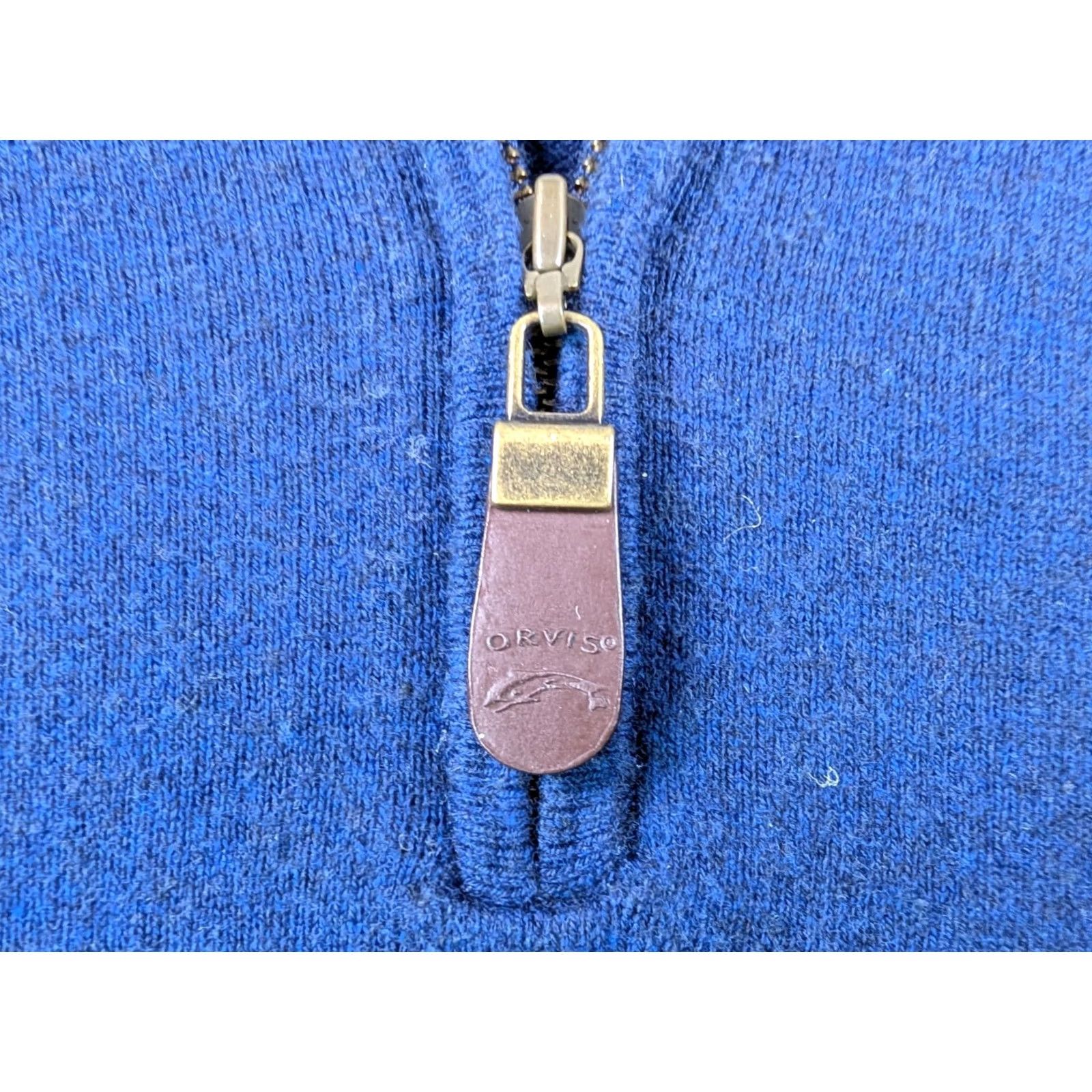 Orvis Orvis Sweater Long Sleeve Mock Neck 1/4 Zip Cashmere Cotton Silk Blend Navy Large Men’s Pullover Winter Casual Size US L / EU 52-54 / 3 - 4 Thumbnail