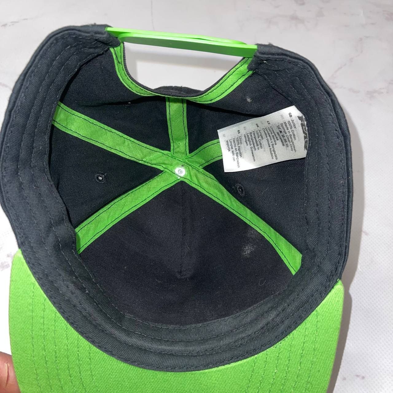 No Fear No Fear Green Black Baseball Cap Hat Adjustable Strap Size ONE SIZE - 11 Thumbnail