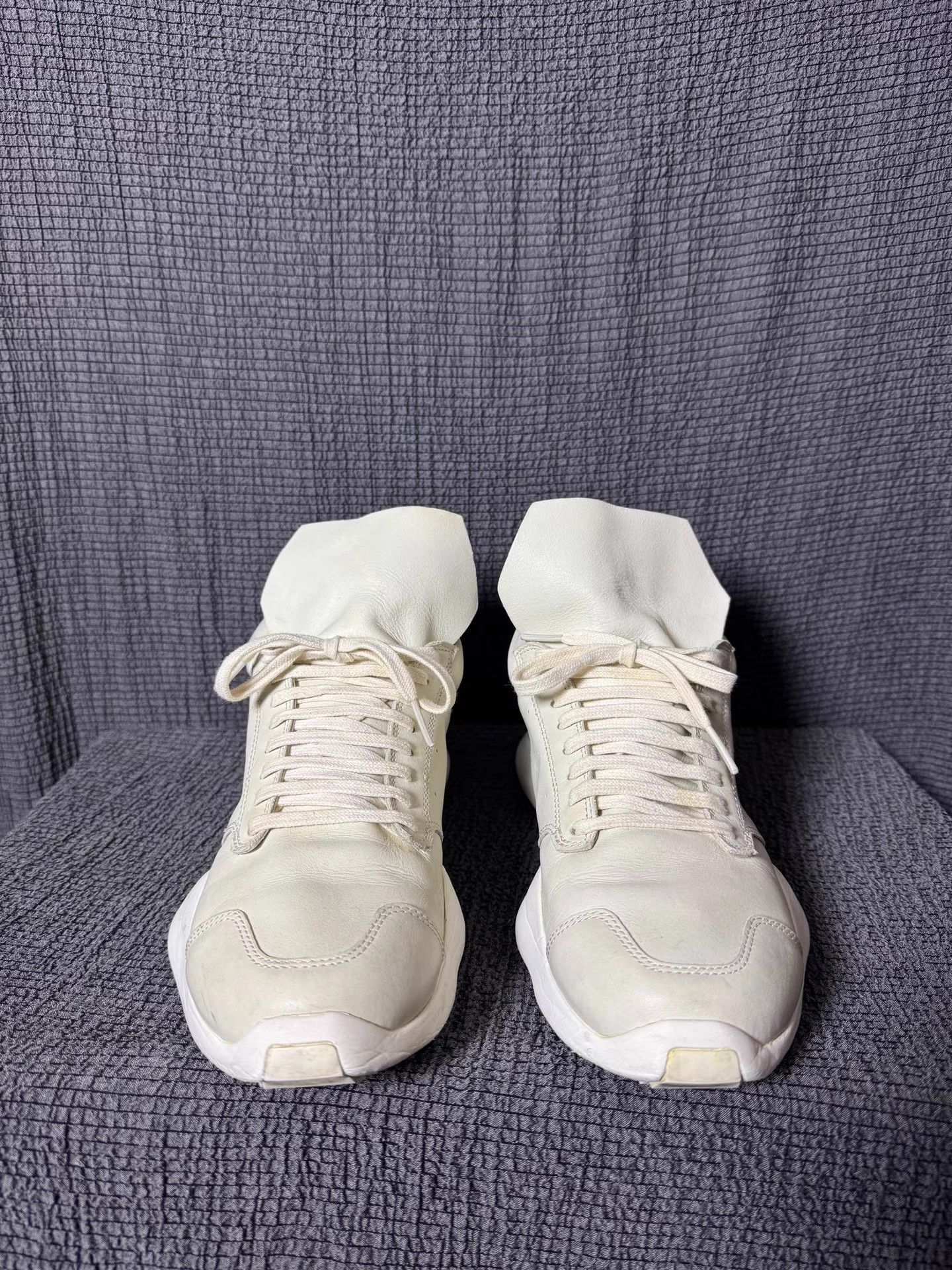 Rick Owens Rick Owens X Adidas mainline low-top hoof sneakers Size US 7.5 / EU 40-41 - 2 Thumbnail