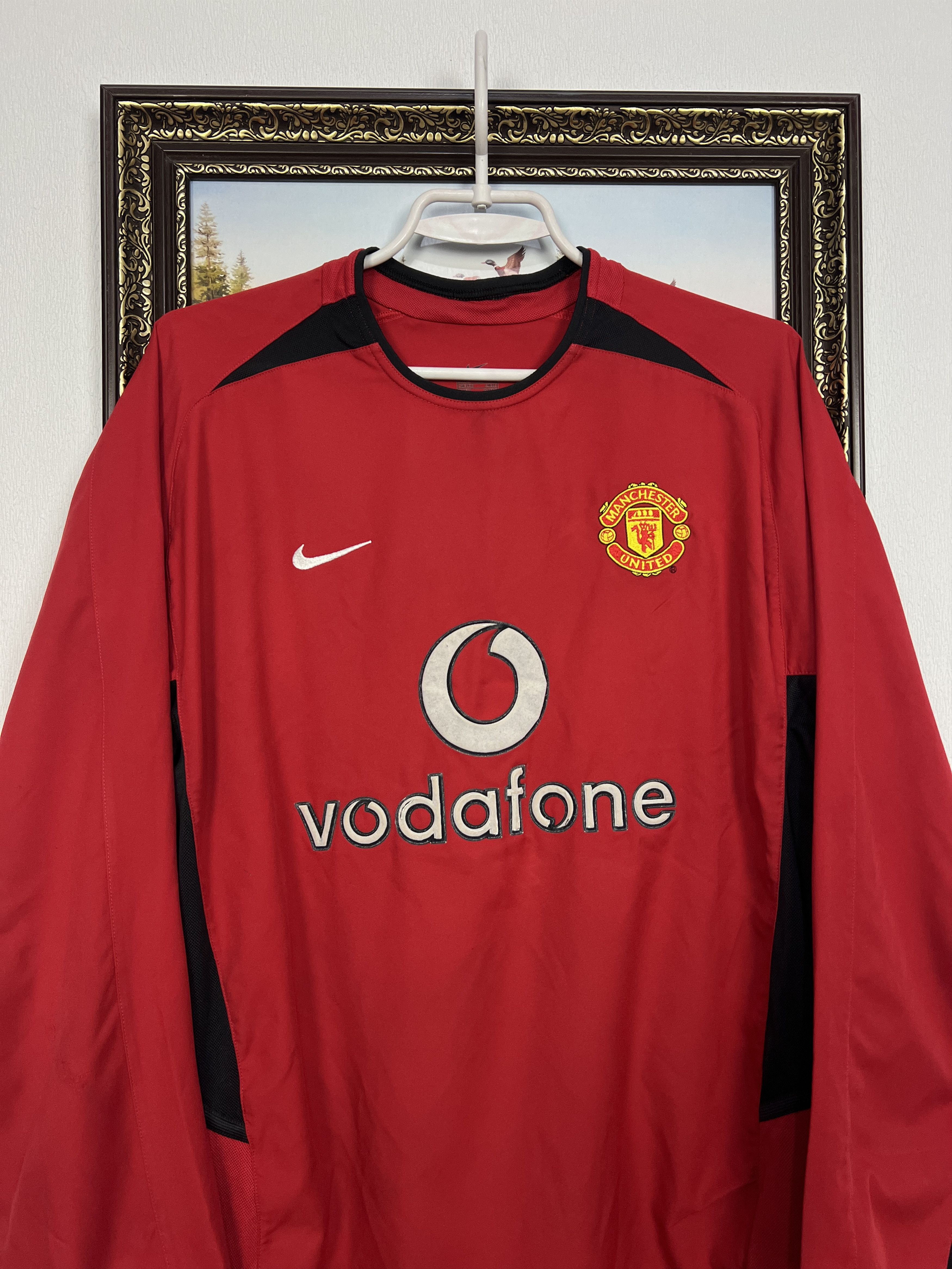Nike Manchester United football shirt Soccer Long Sleeve Jersey Size US M / EU 48-50 / 2 - 2 Thumbnail