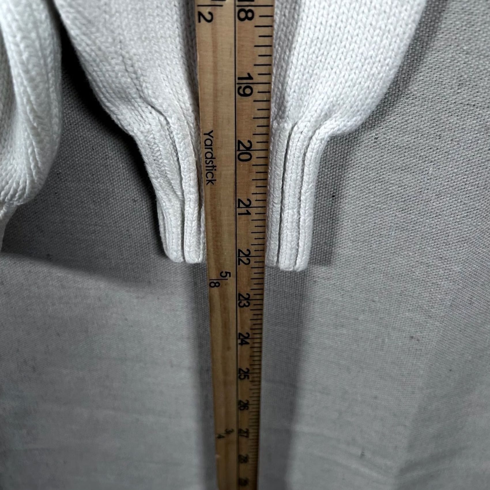 Vintage L.L. Bean Men's LT White Cotton Shaker Stitch Crewneck Sweater USA Made Shirt Pullover Knit Big & Tall Adult Mens Photos Vintage: No Size US L / EU 52-54 / 3 - 6 Thumbnail