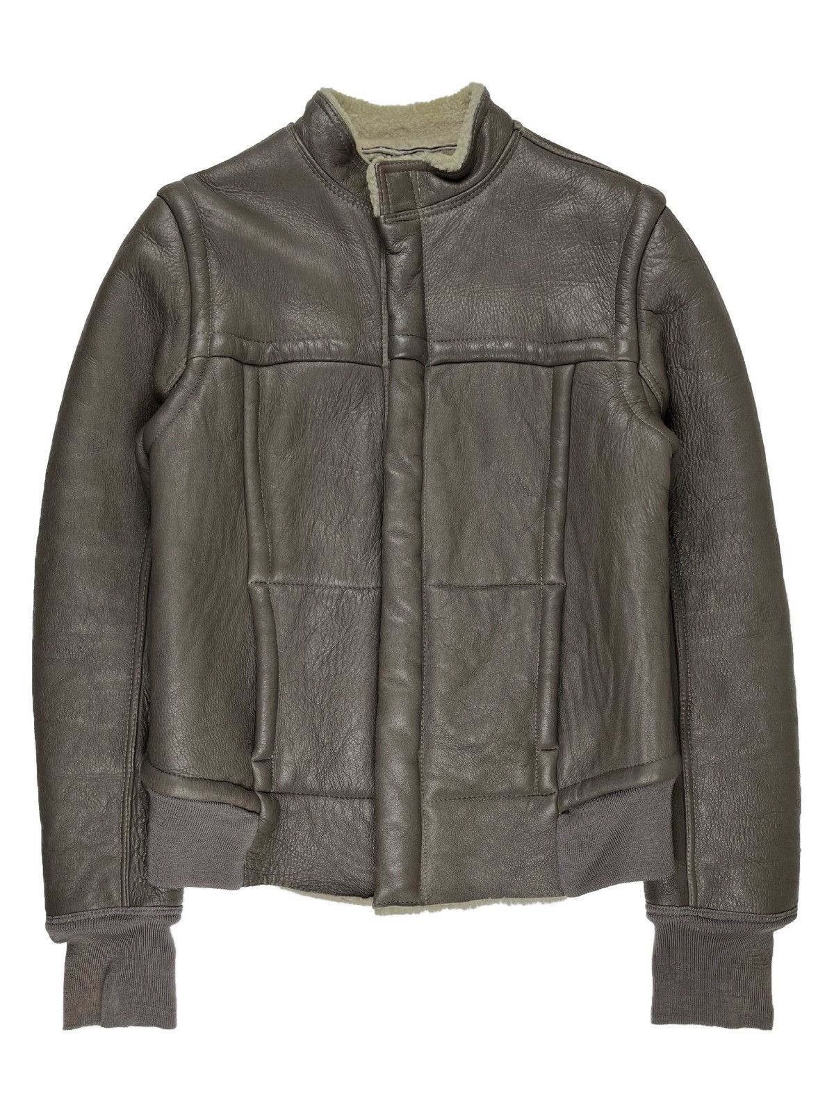 Rick Owens FW06 Rick Owens Dustulator Shearling Leather Jacket Size US S / EU 44-46 / 1 - 2 Thumbnail