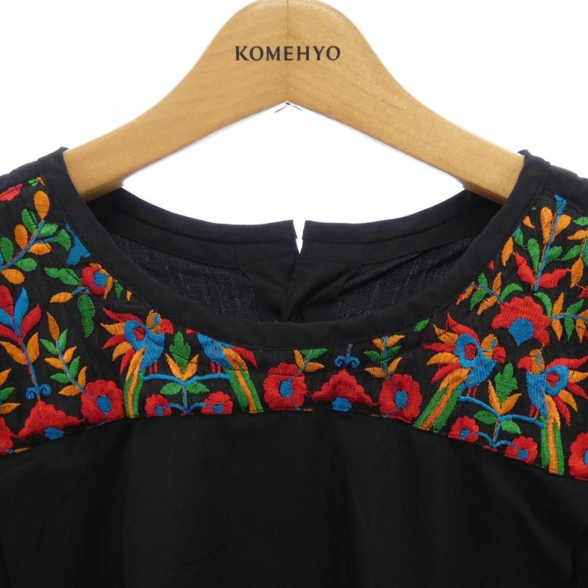 Comme des Garcons Homme Plus T-Shirts Long Sleeve Button Up Long Length Embroidered Black Size US S / EU 44-46 / 1 - 3 Thumbnail