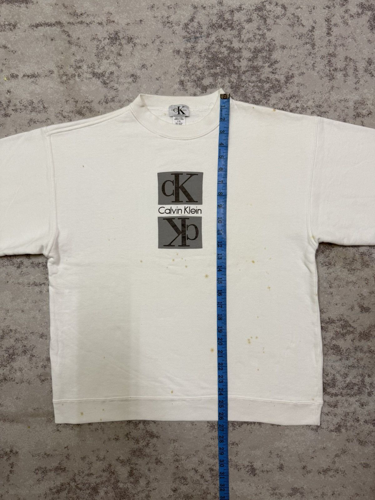 Calvin Klein Vintage Calvin Klein Biglogo Sweatshirt Size US M / EU 48-50 / 2 - 15 Thumbnail