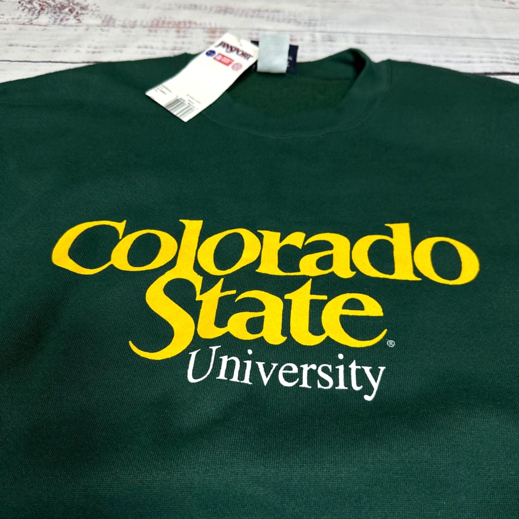 Jansport Jansport Mens University of Colorado CSU Pullover Sweatshirt 2XL Green Long Slv Size US XXL / EU 58 / 5 - 5 Thumbnail